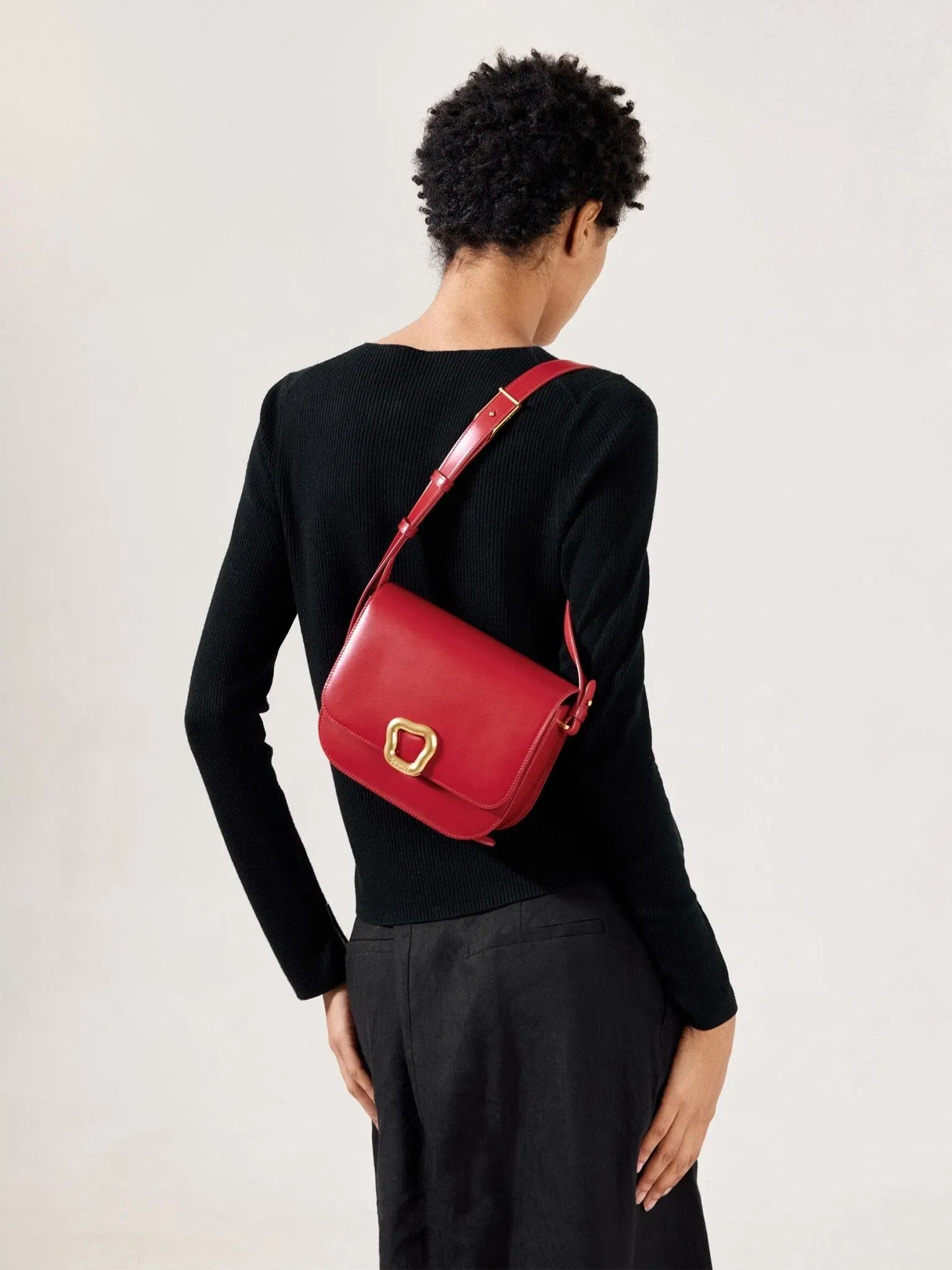 Songmont Medium Reset Tofu Bag Lucky Red