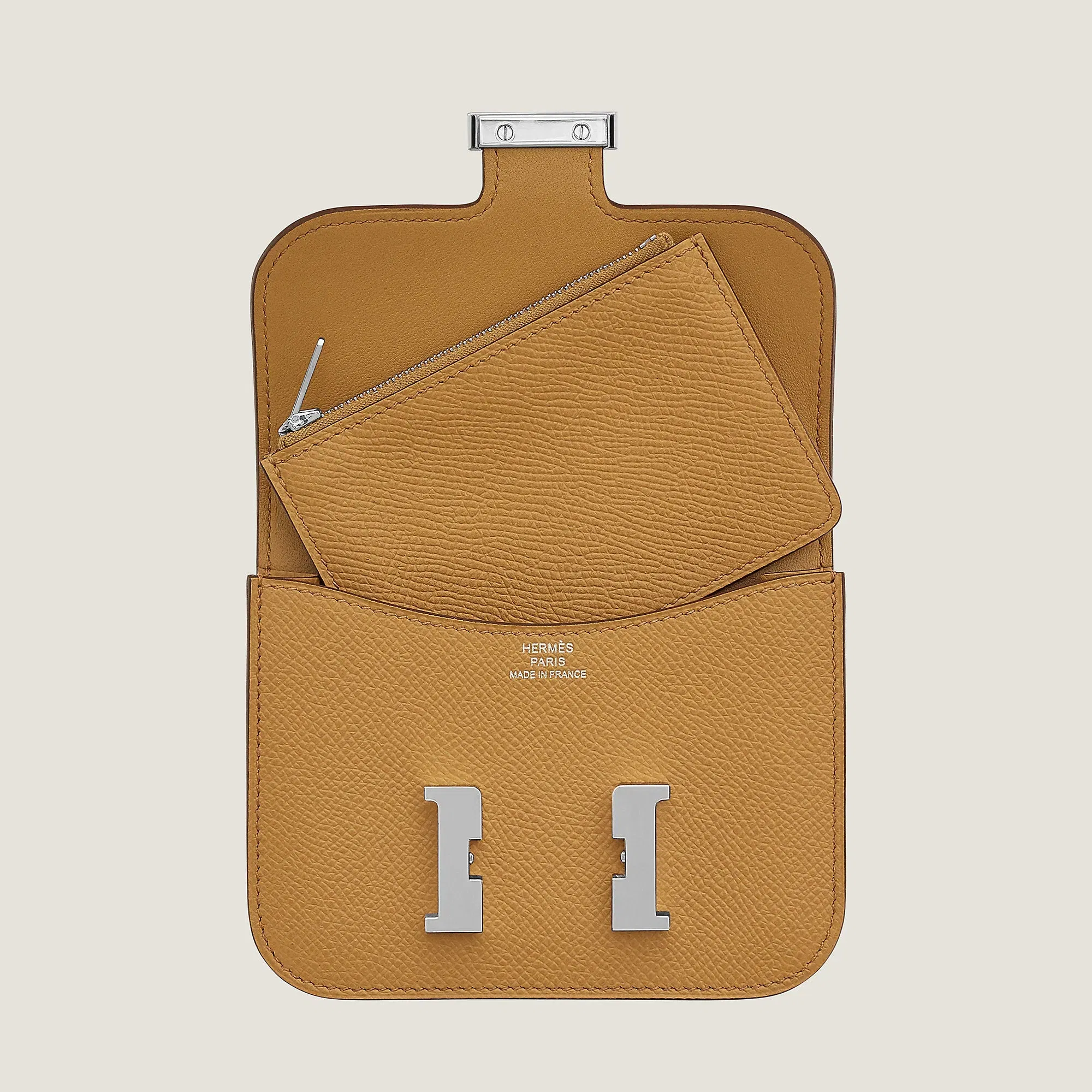 Hermes Constance Slim Wallet Alezan