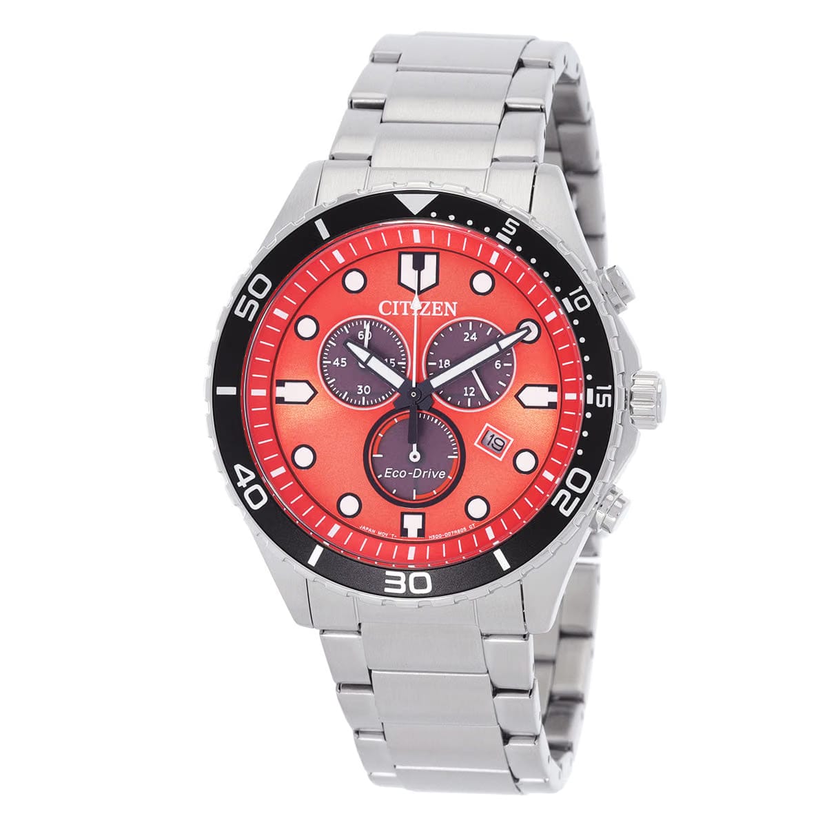 Citizen Chrono Sporty-Aqua Chronograph Orange Dial Mens Watch