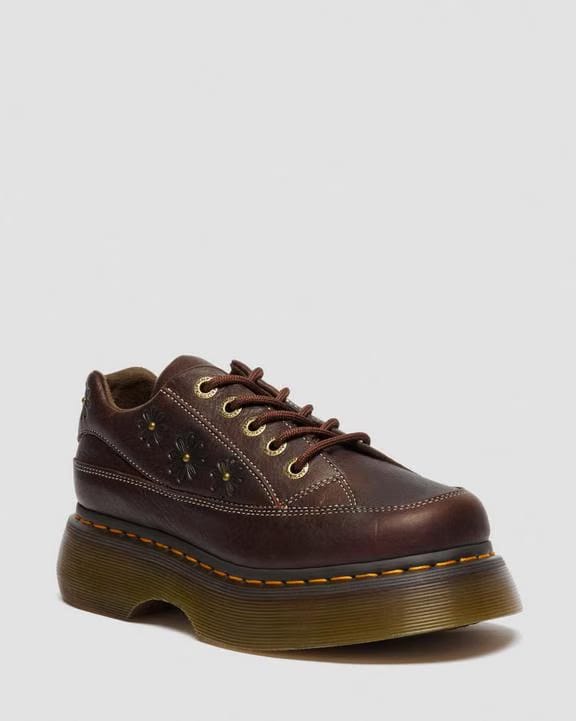 Dr Martens Buzz 5-Eye Flower - Dark Brown