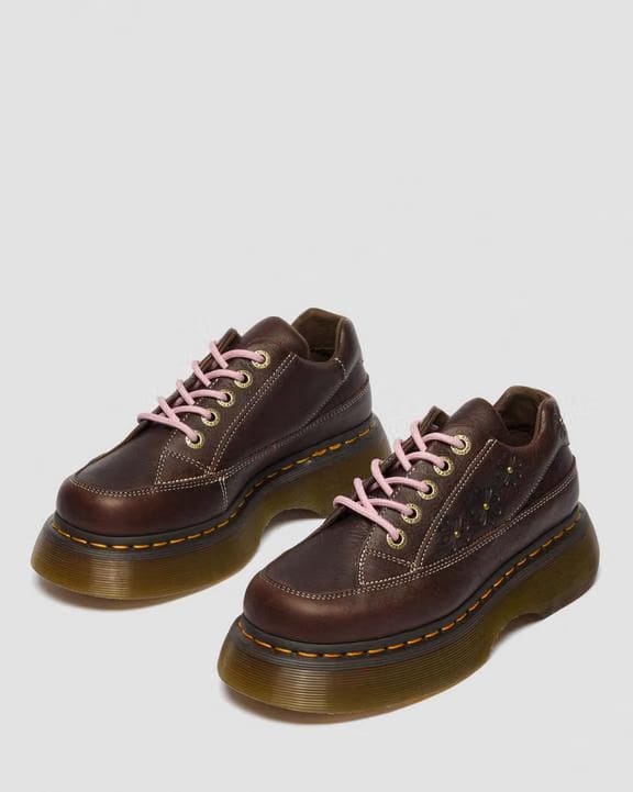 Dr Martens Buzz 5-Eye Flower - Dark Brown