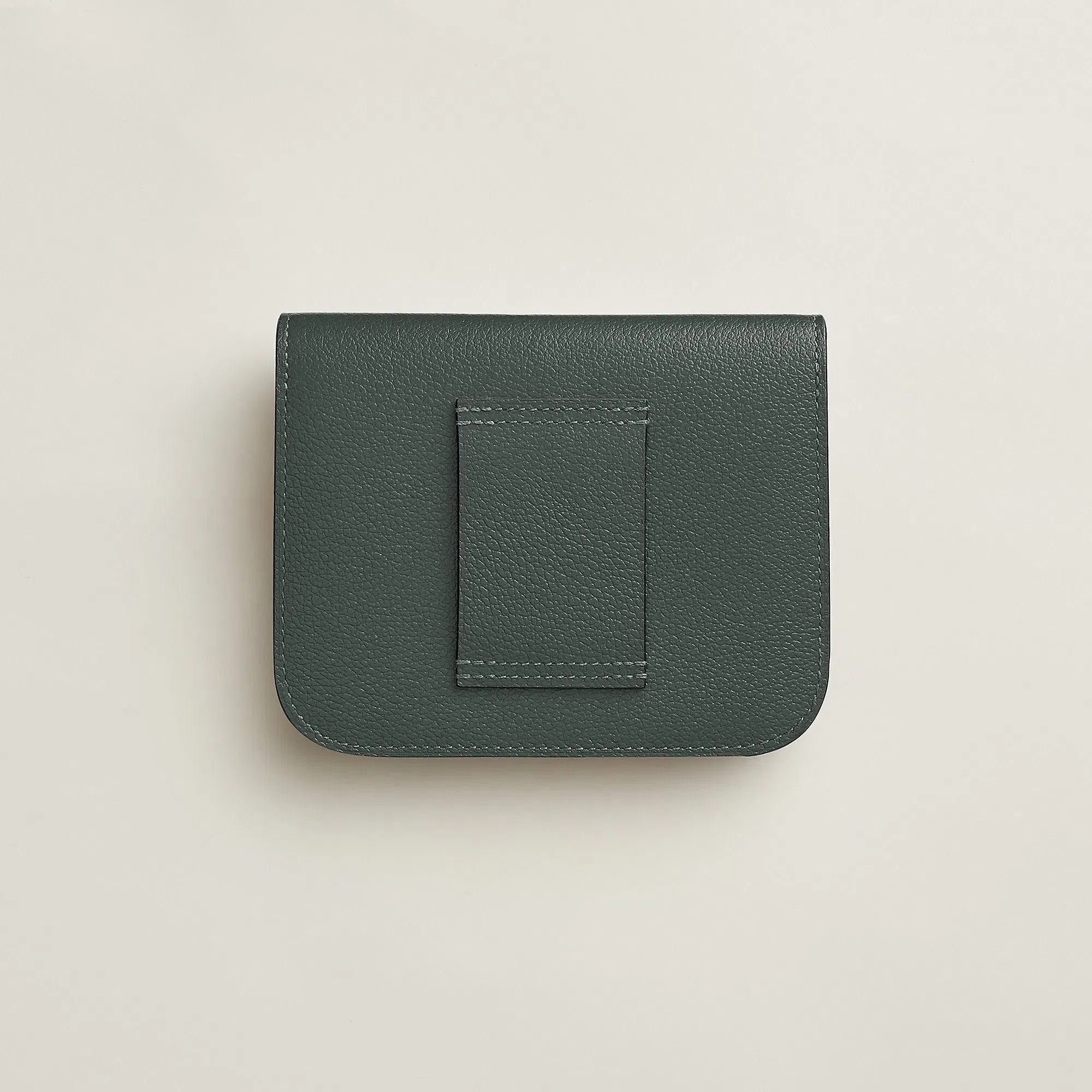 Hermes Constance Slim Wallet Bleu Saphir
