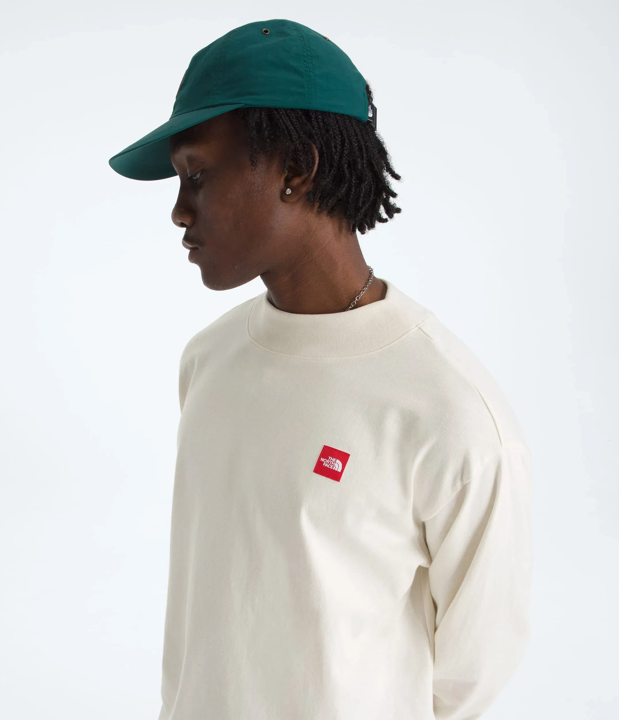 The North Face Men’s TNF™ Red Box Long-Sleeve Tee White Dune