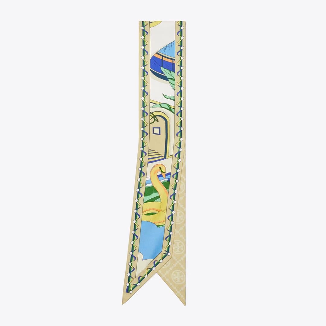 Tory Burch The Pool Ribbon Tie The Pool Blue