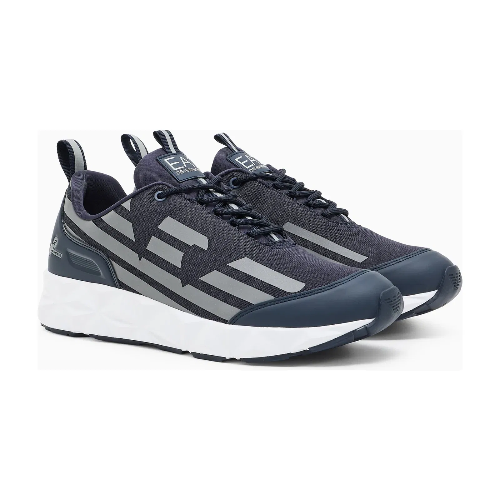 Ea7 Running Sneaker With Ultralight Sole Ultimate C2 Kombat New Blue