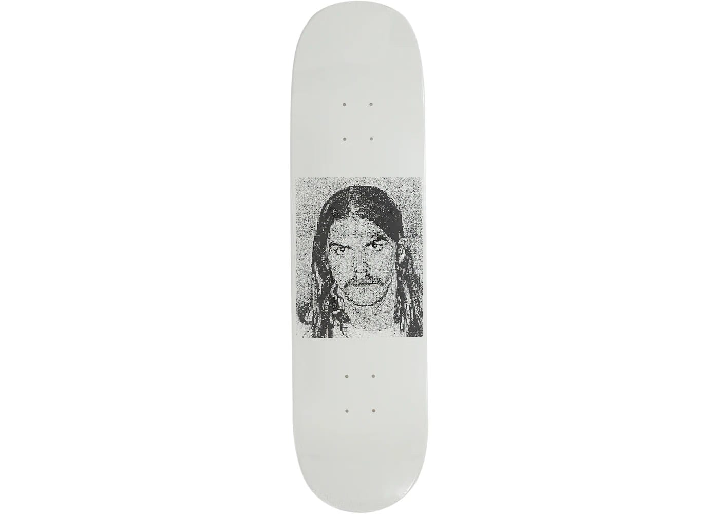 Supreme Dash Snow Skateboard Deck White