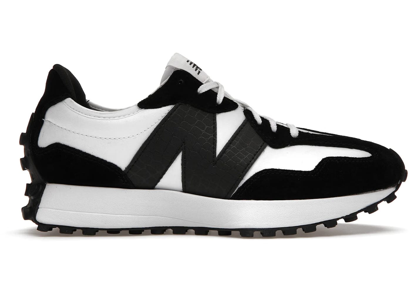 New Balance 327 Black White Black Womens