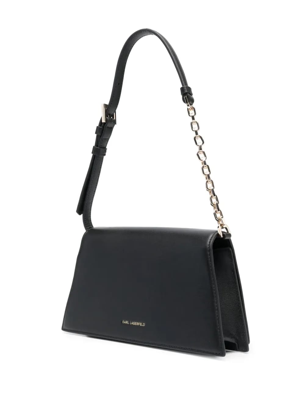 Signature leather shoulder bag