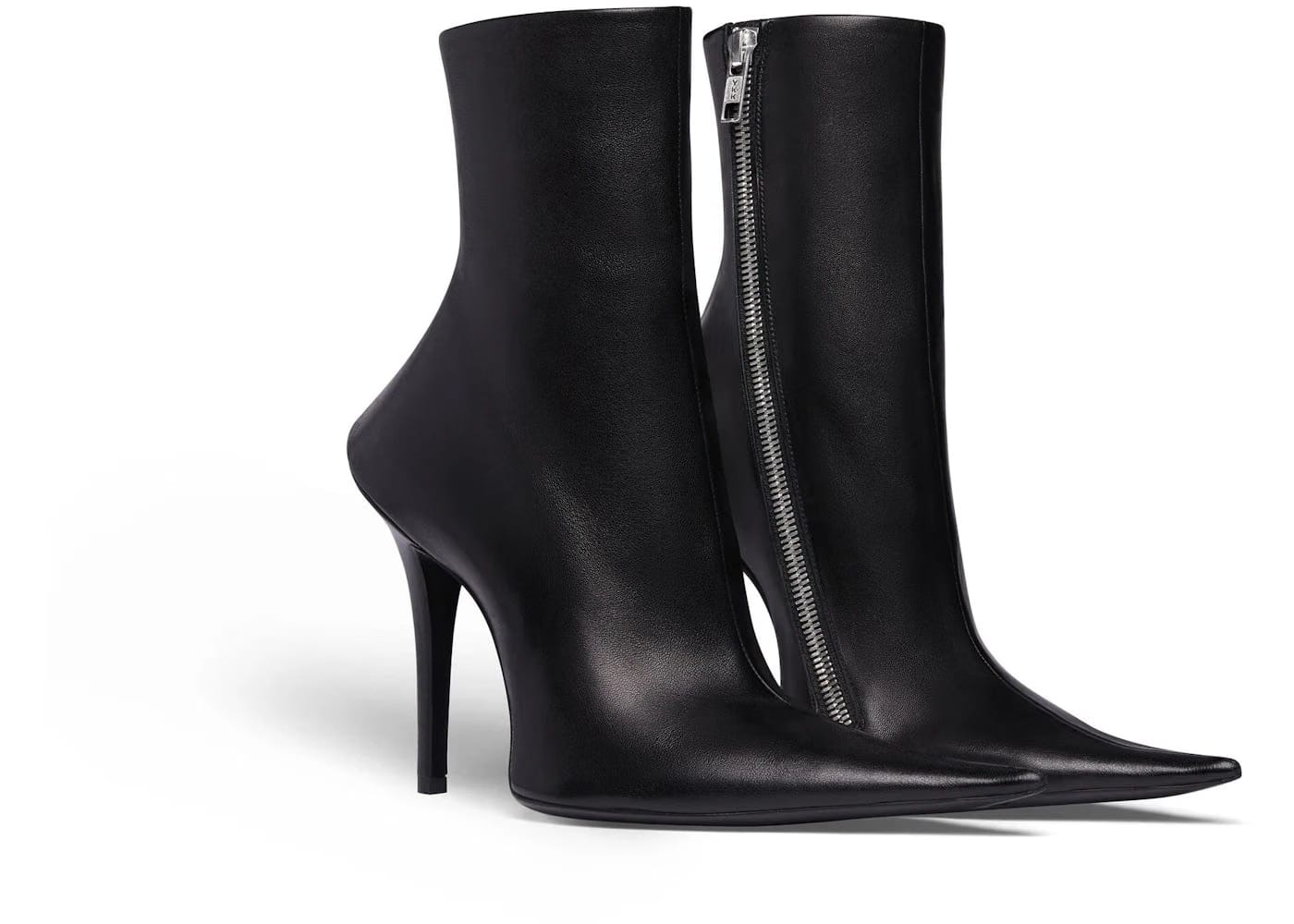 Balenciaga Witch 110mm Booties Black Sheepskin (Women's)