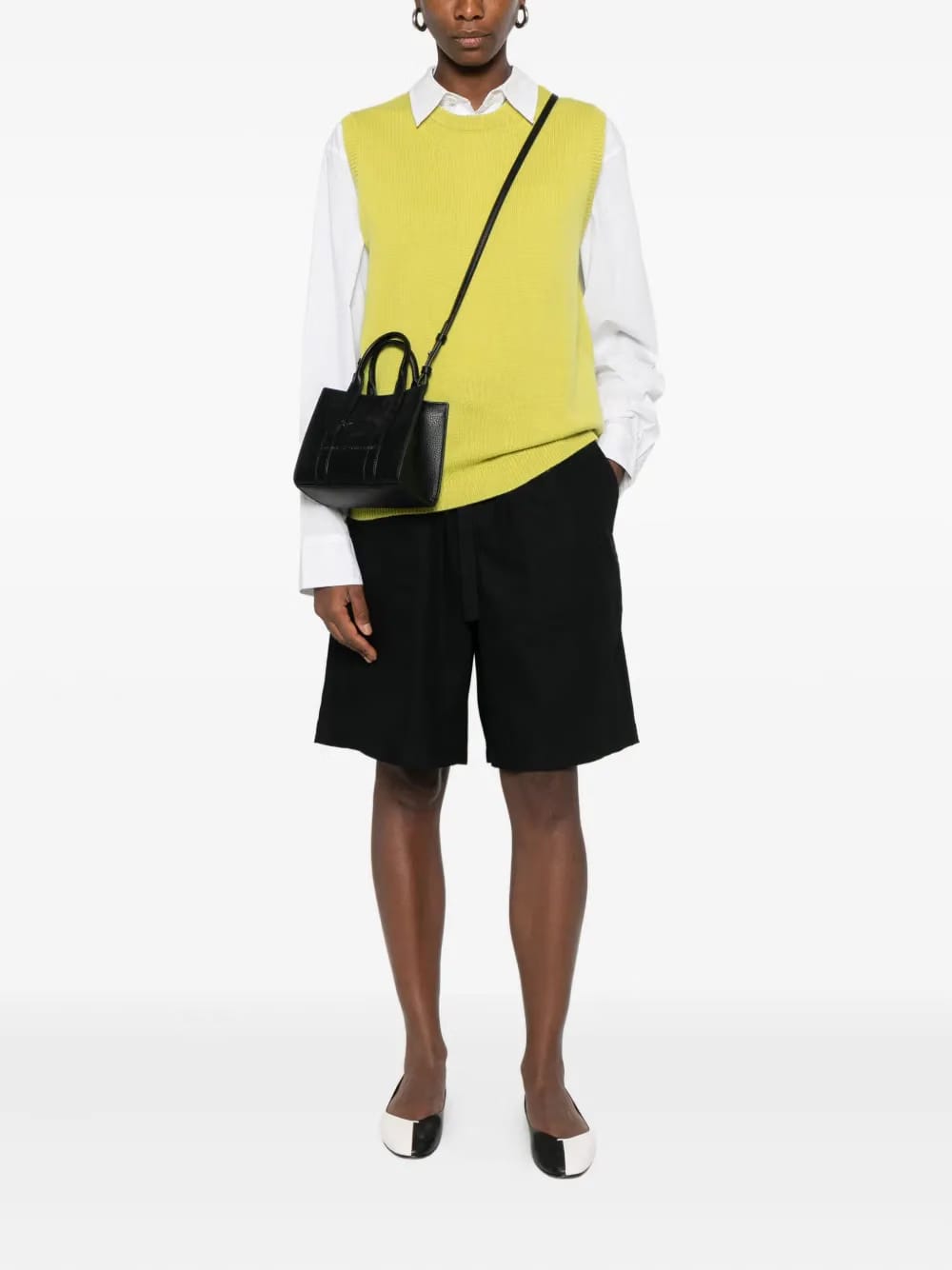 mini logo-embossed tote bag