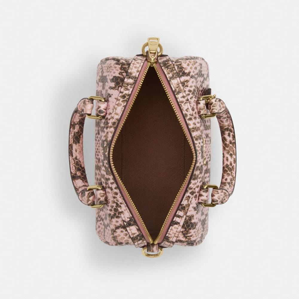 Coach Mini Rowan Crossbody Bag Gold Pink