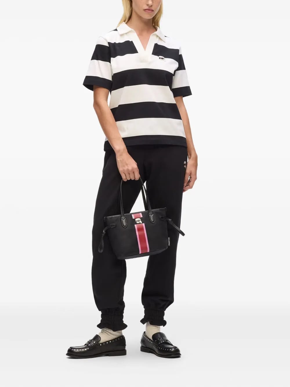 small Ikon stripe tote bag