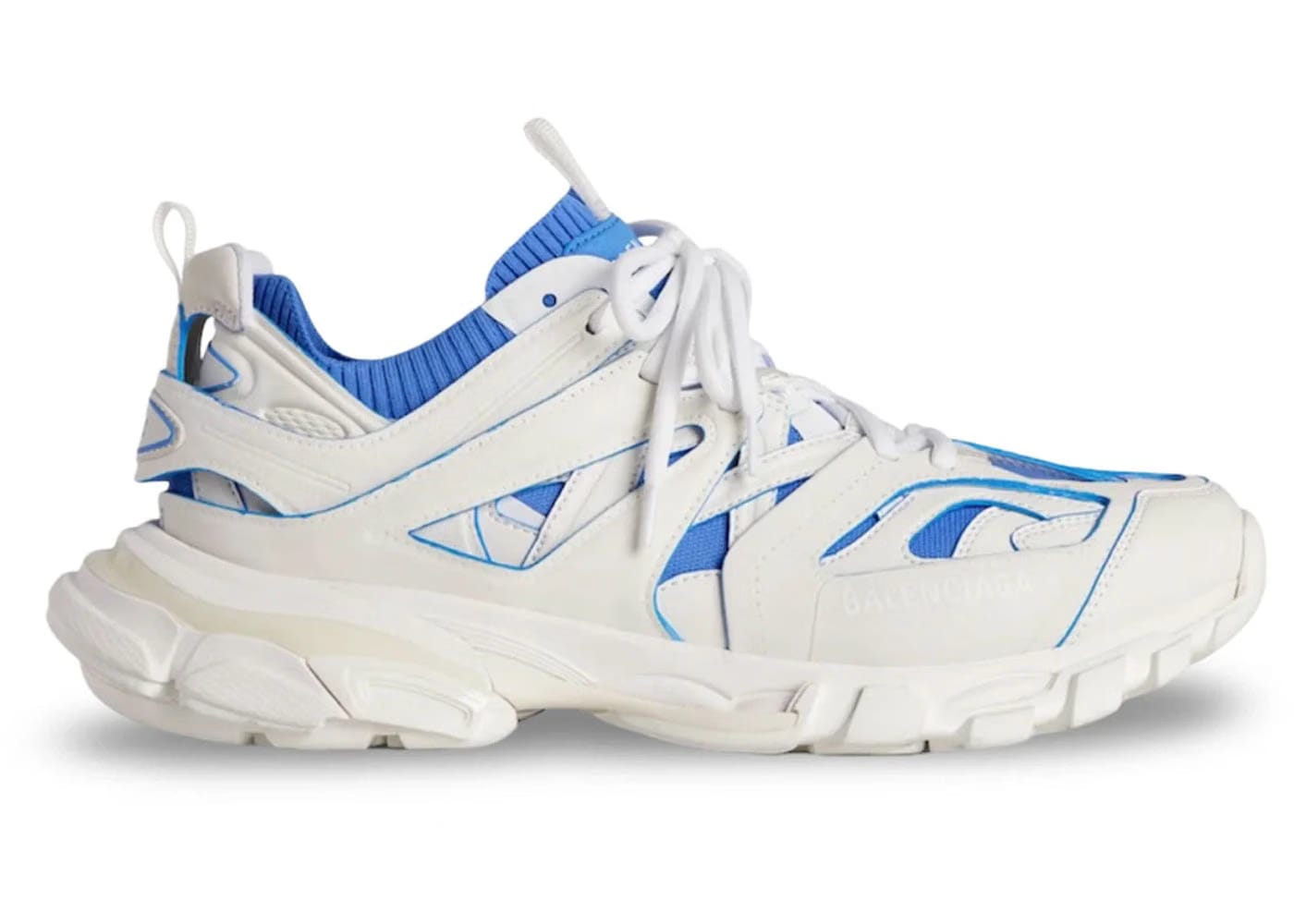 Balenciaga Track Sock White Blue Sneakers White Blue