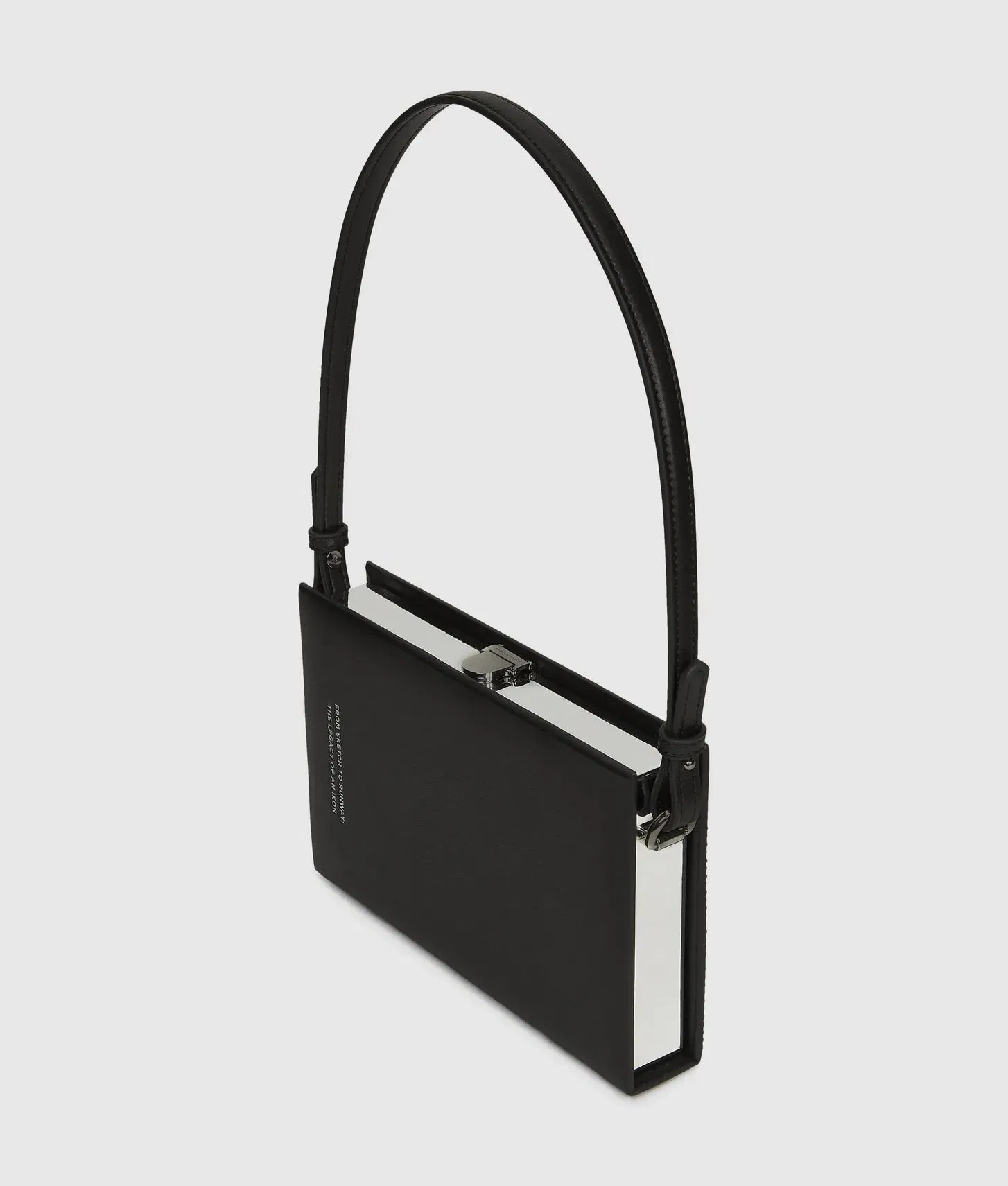 KarlLagerfeld Ksoiree Book Minaudière Bag Black Embellishment