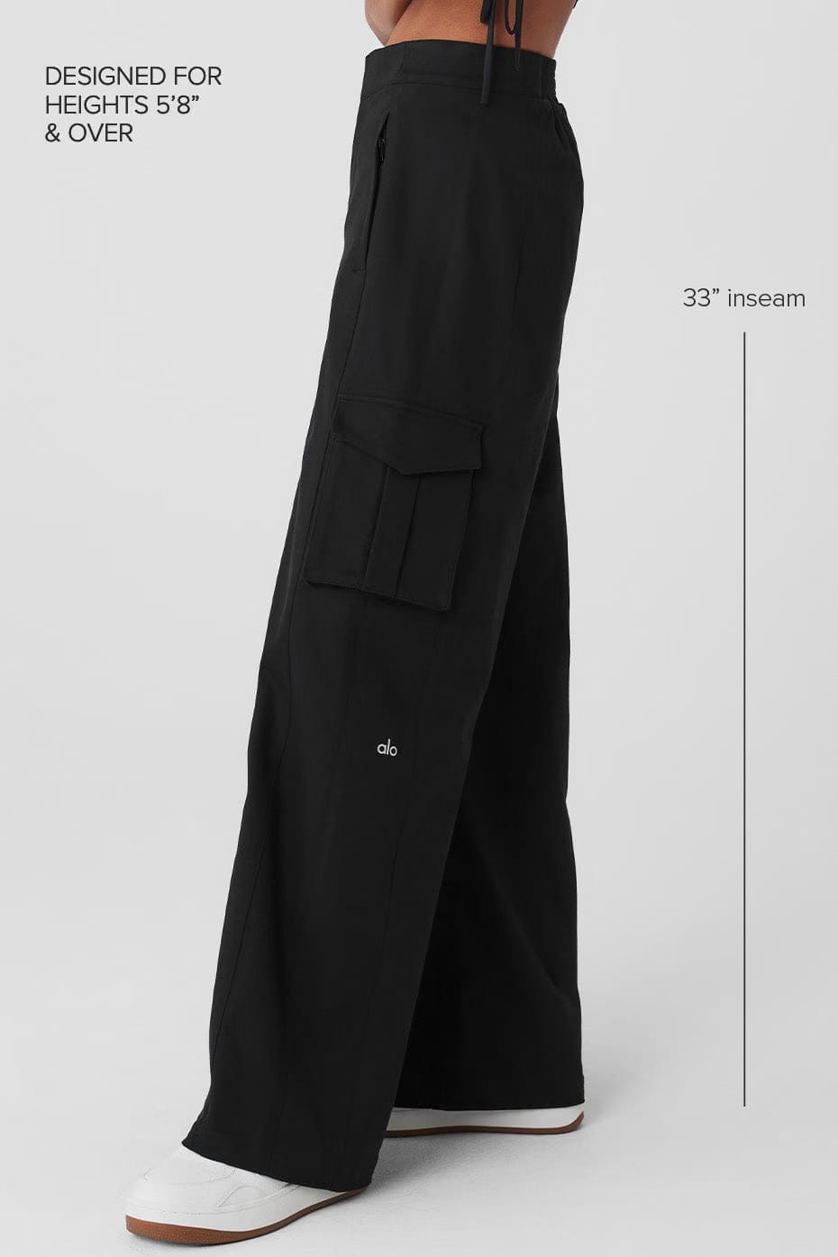 Alo Yoga Show Off Cargo Wide Leg Trouser (Long)