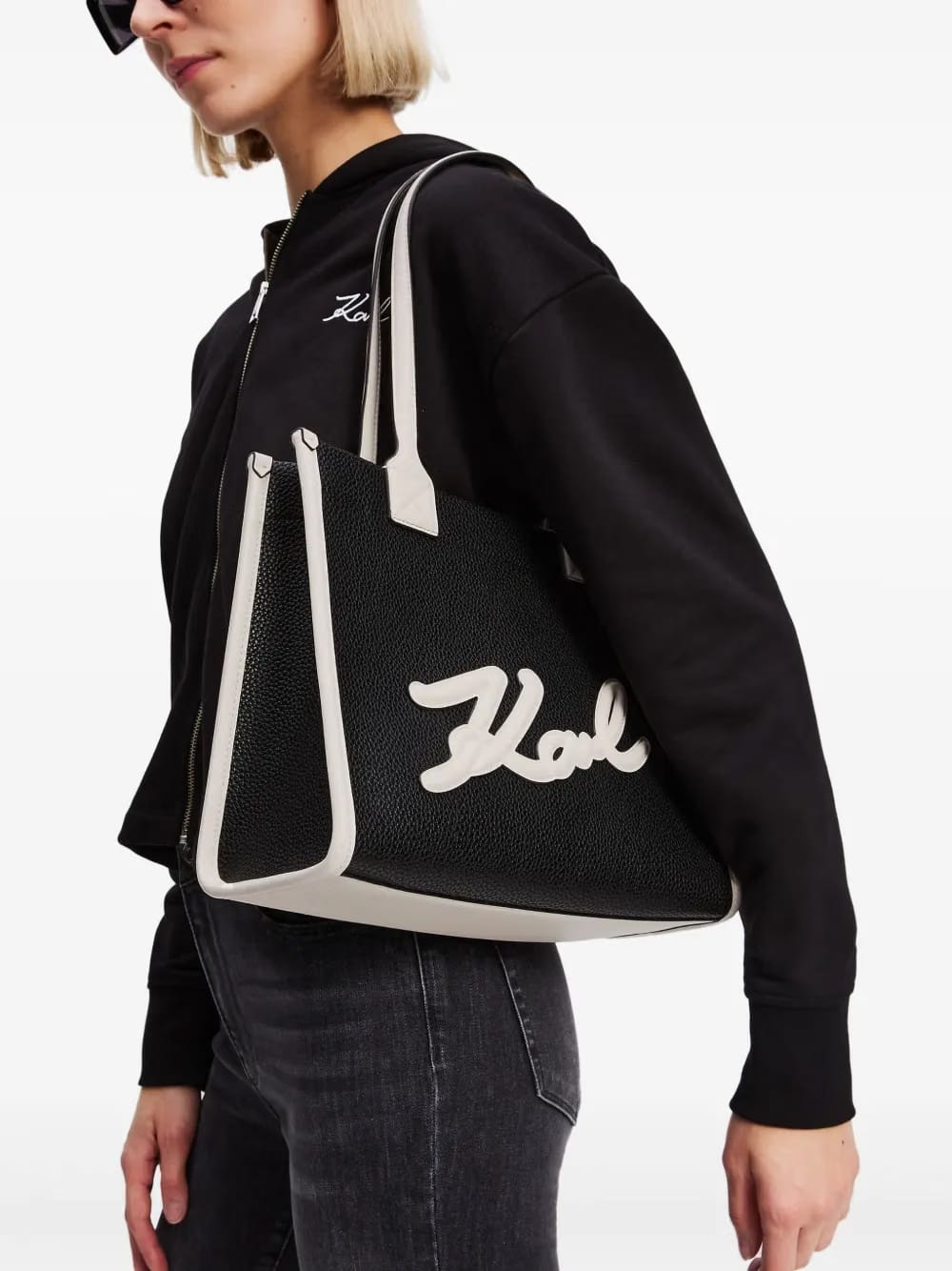 K/skuare textured tote bag
