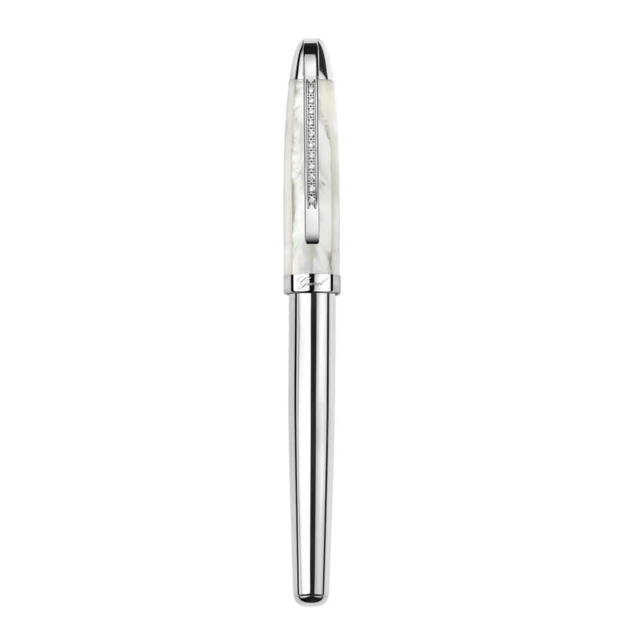 Gevril Morcote Sterling Silver Roller Ball Diamond Pen