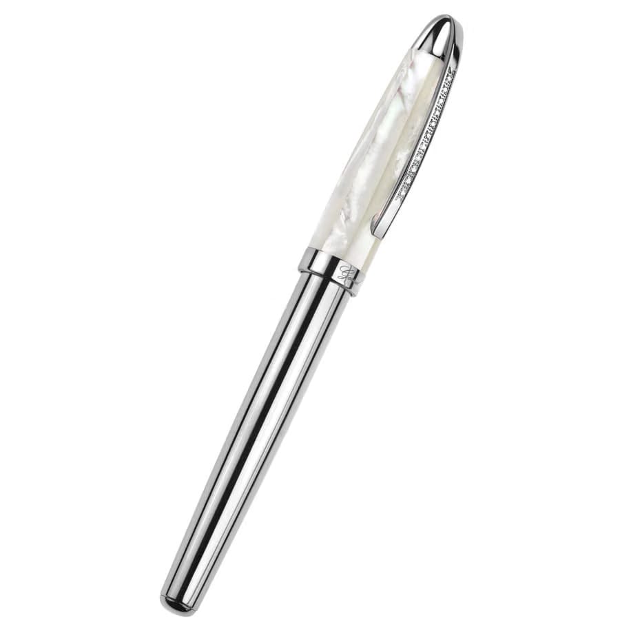 Gevril Morcote Sterling Silver Roller Ball Diamond Pen