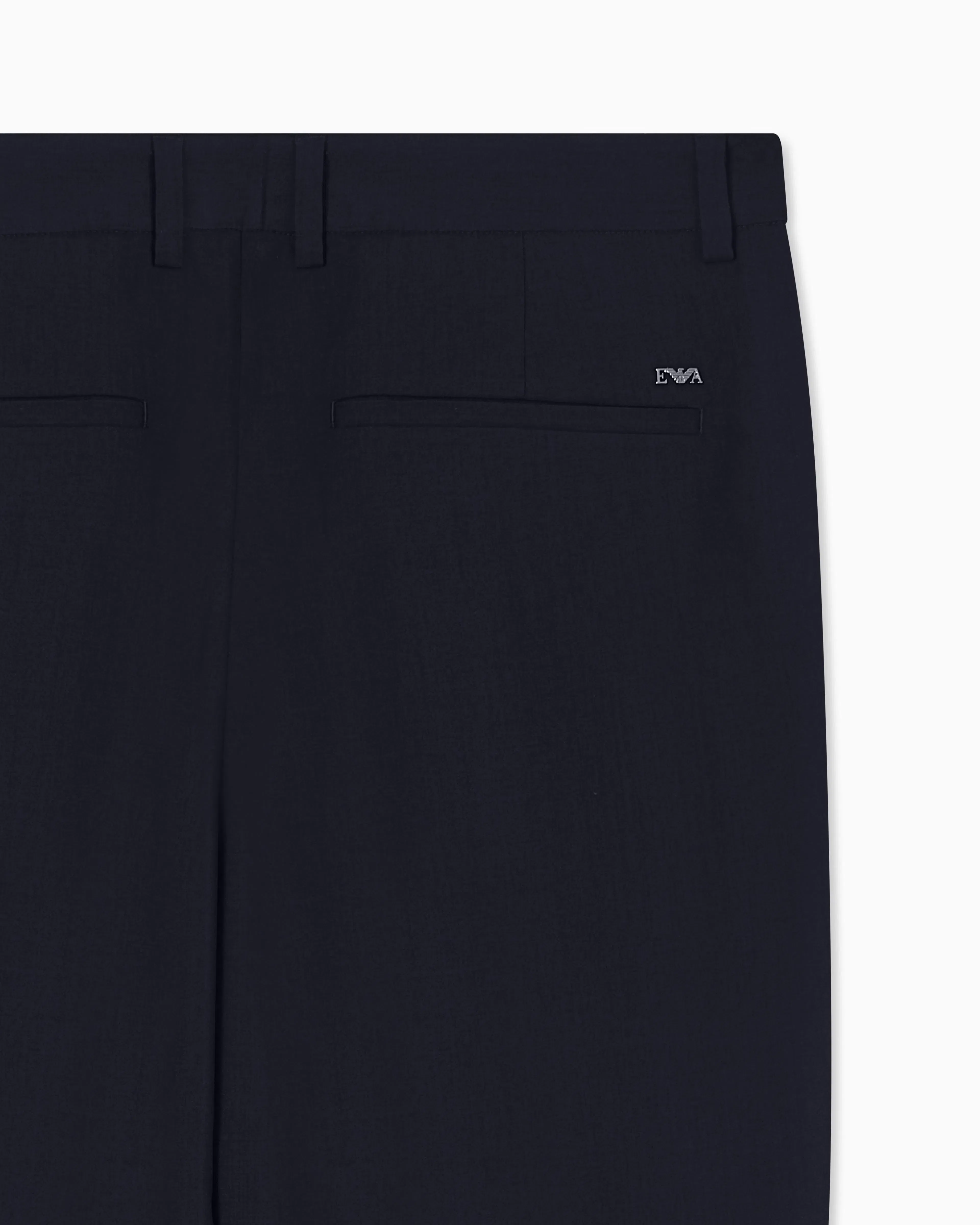 Emporio Armani Travel Essential light wool trousers