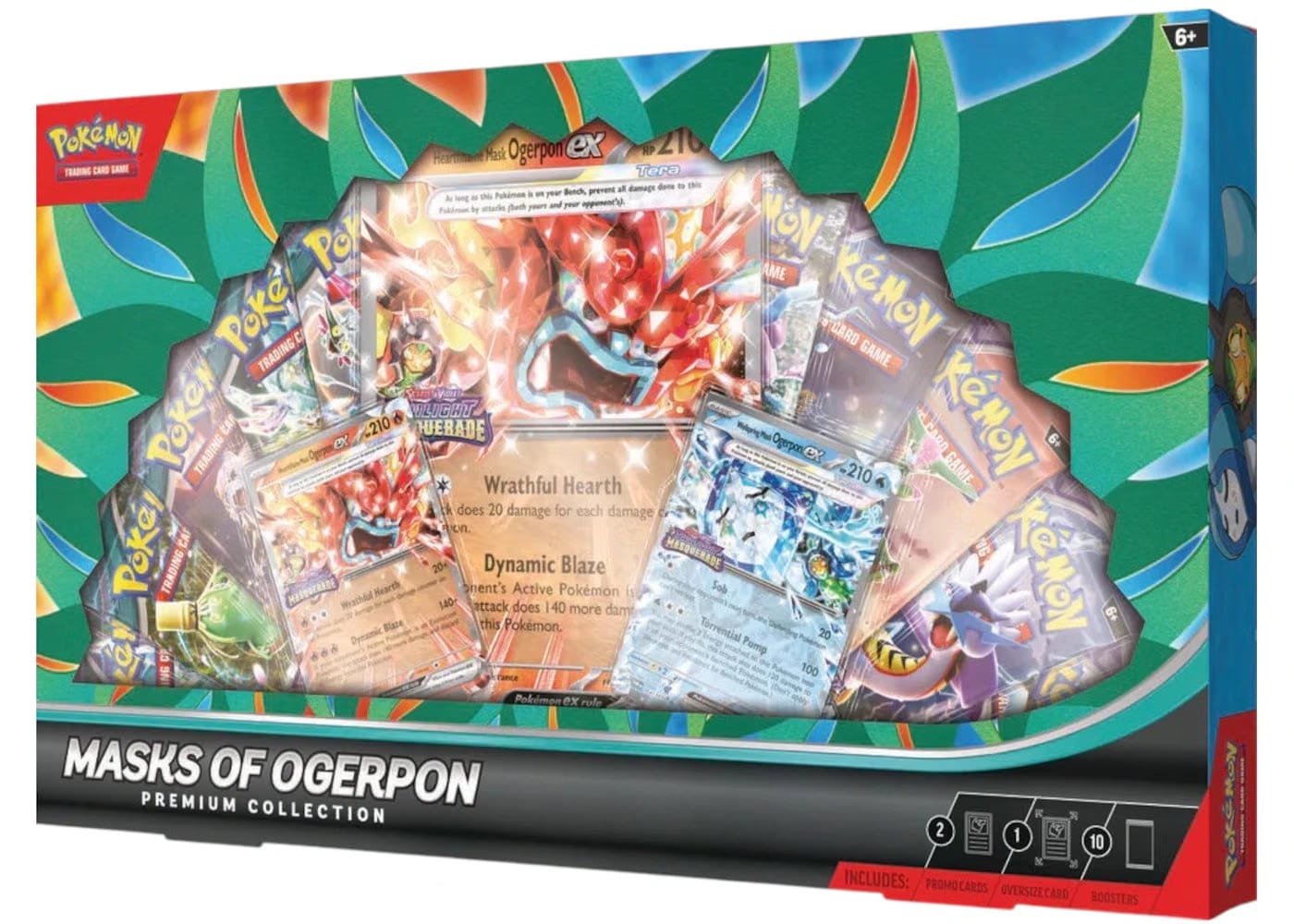 2025 Pokemon Scarlet & Violet Masks Of Ogerpon Ex Premium Collection Box