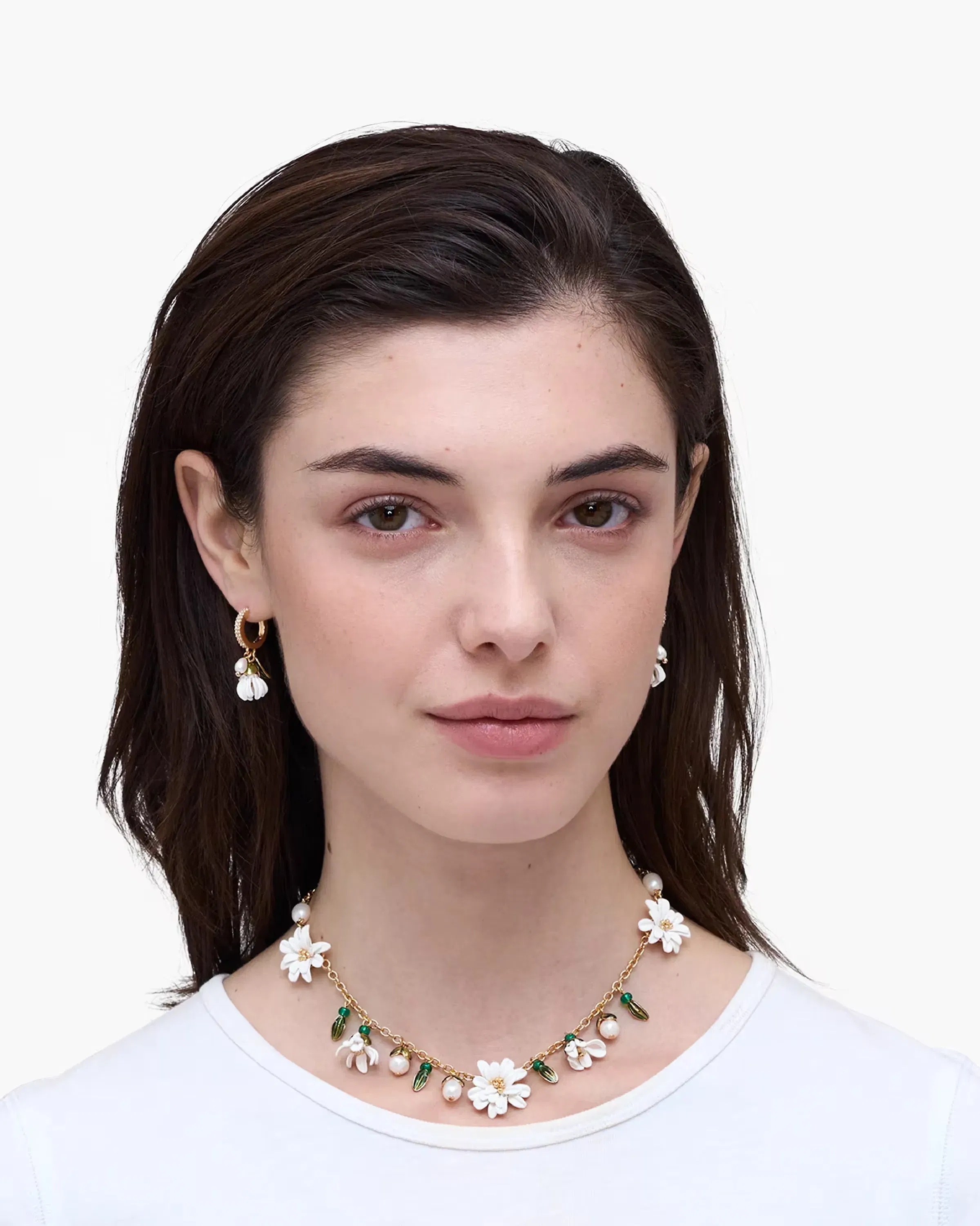 Marc Jacobs The Rooted Daisy Necklace Gold/Multi