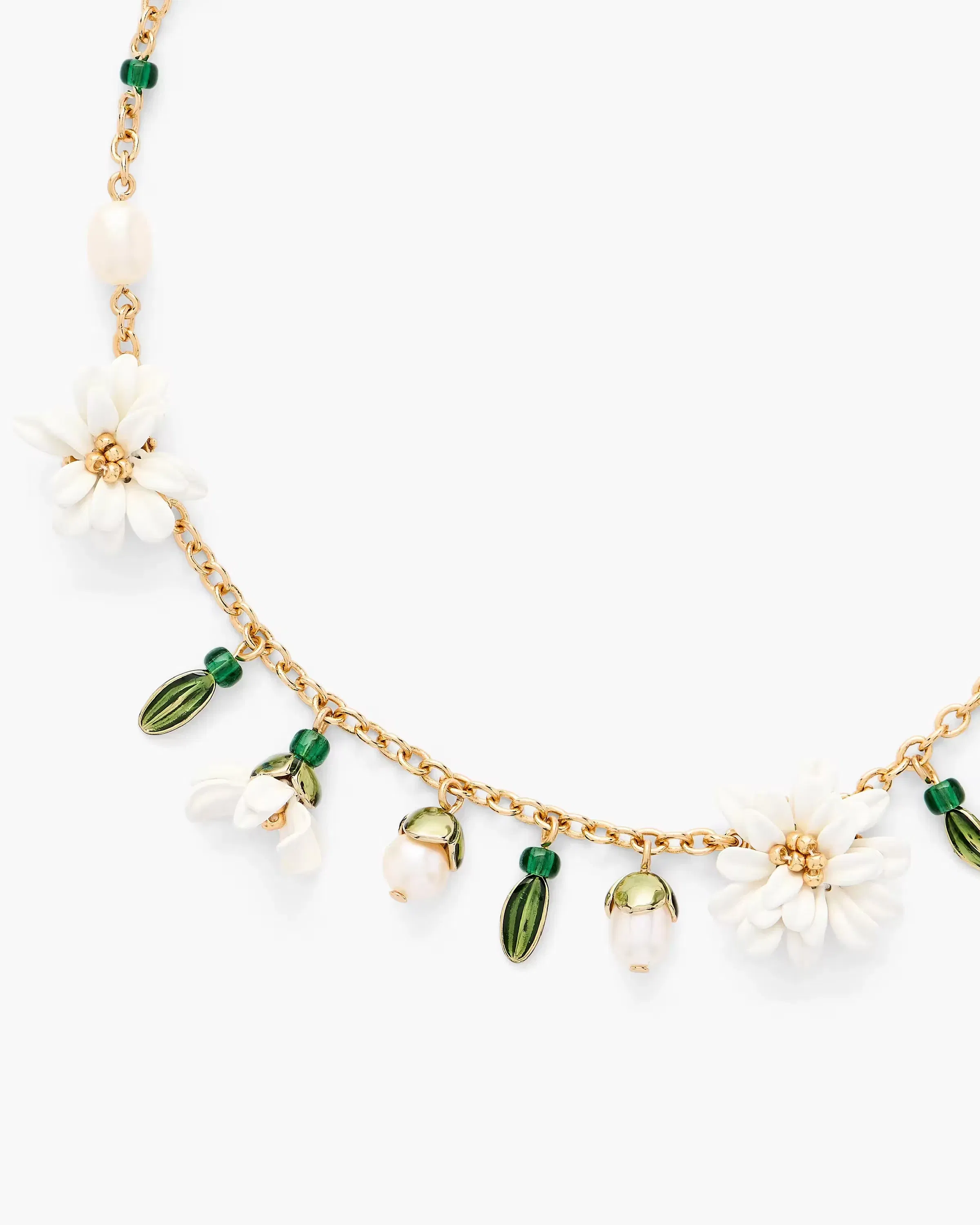 Marc Jacobs The Rooted Daisy Necklace Gold/Multi