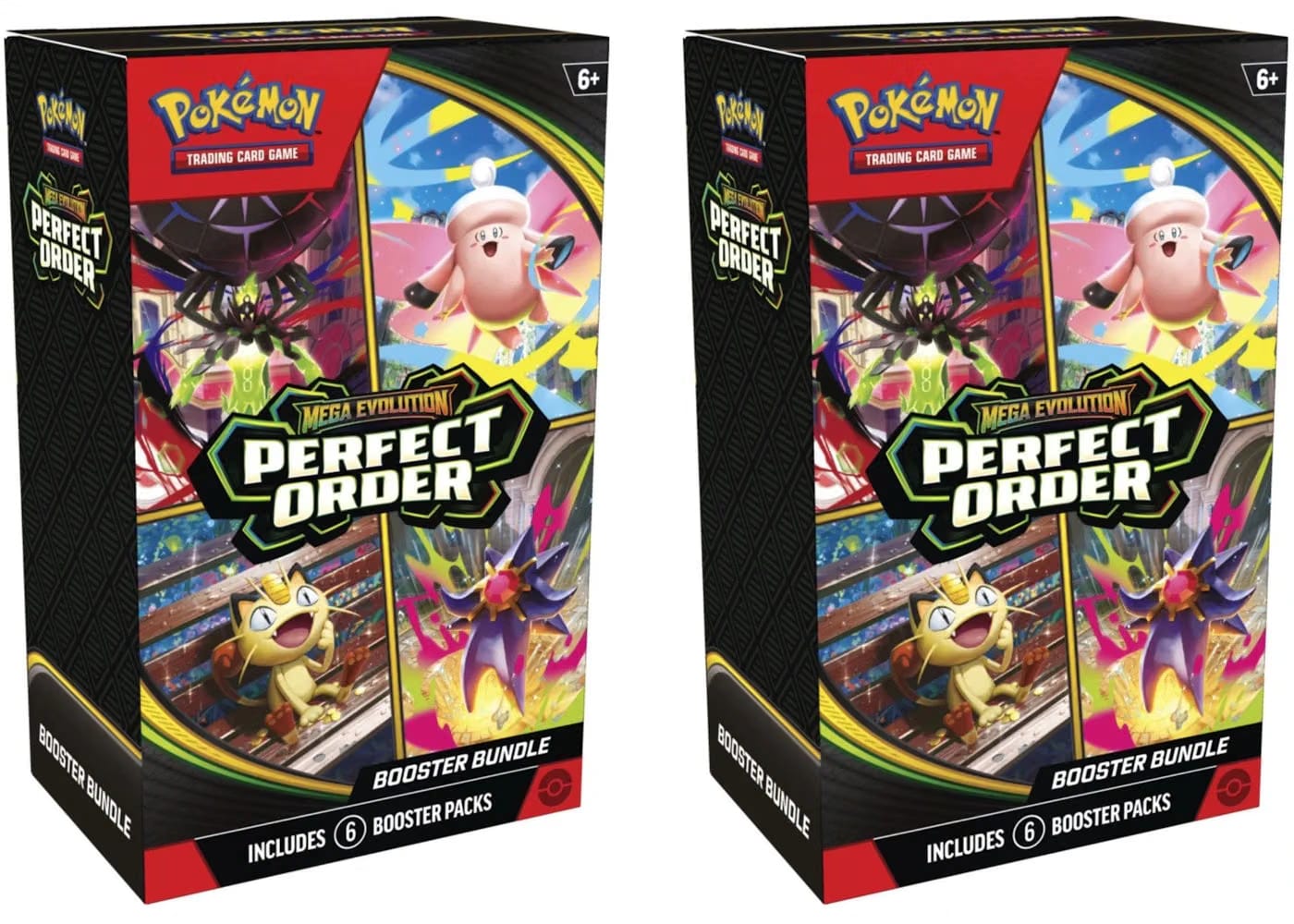 2026 Pokemon Mega Evolution Perfect Order Booster Bundle 2X Lot