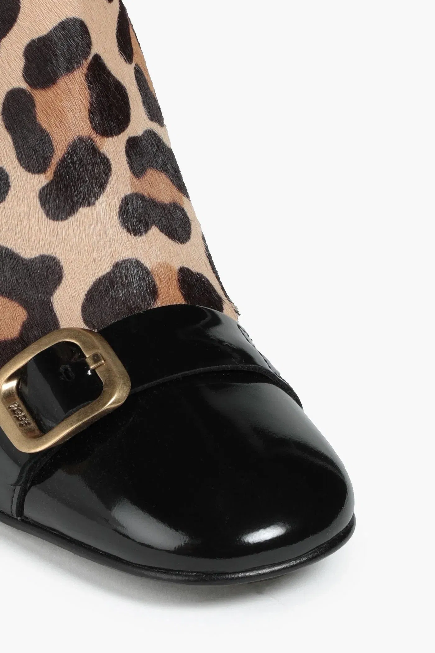 Tod's Leopard-Print Calf Hair Ankle Boots Animal Print Women's