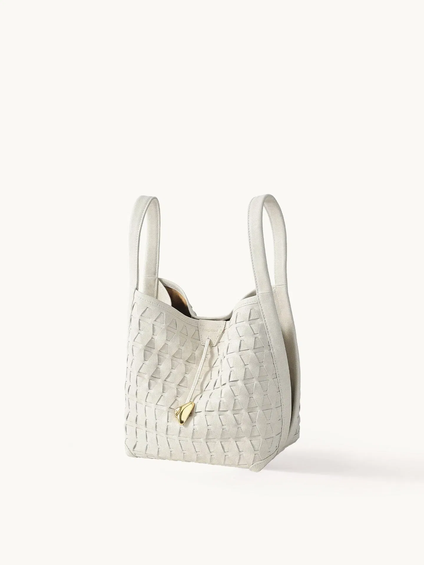 Songmont Lattice Bucket Bag Cloud