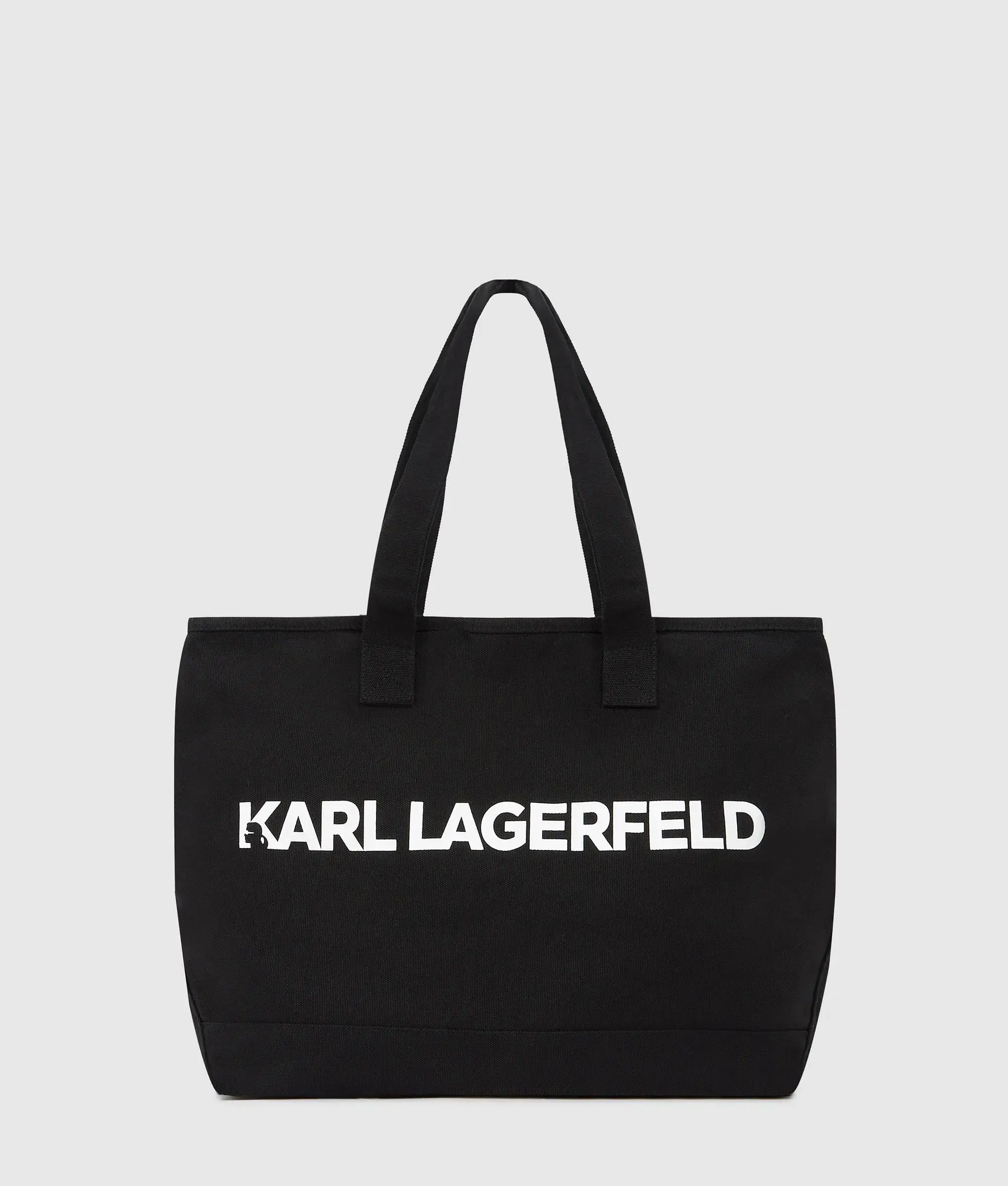 KarlLagerfeld Logo Extra Large Tote Bag Black