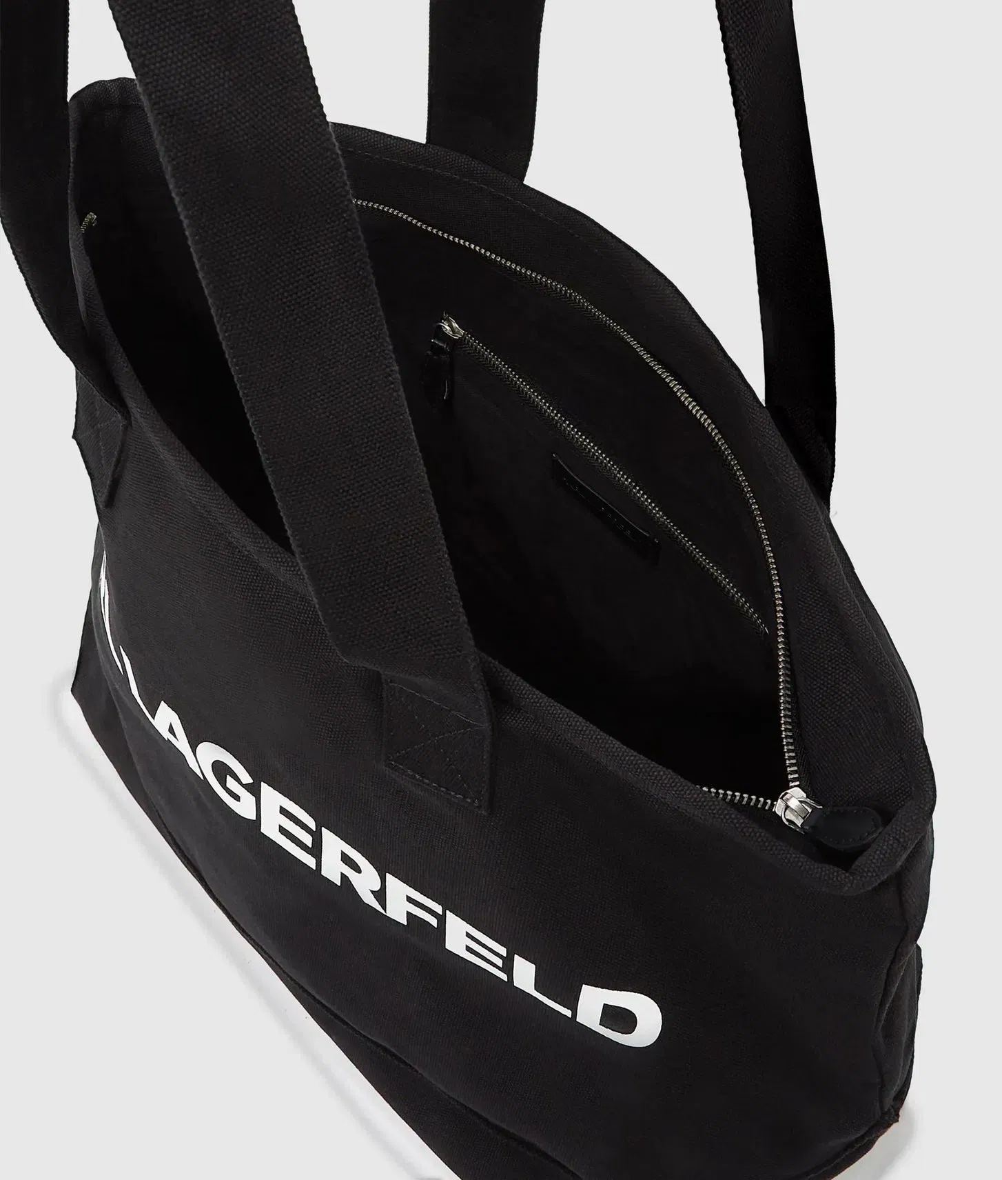 KarlLagerfeld Logo Extra Large Tote Bag Black
