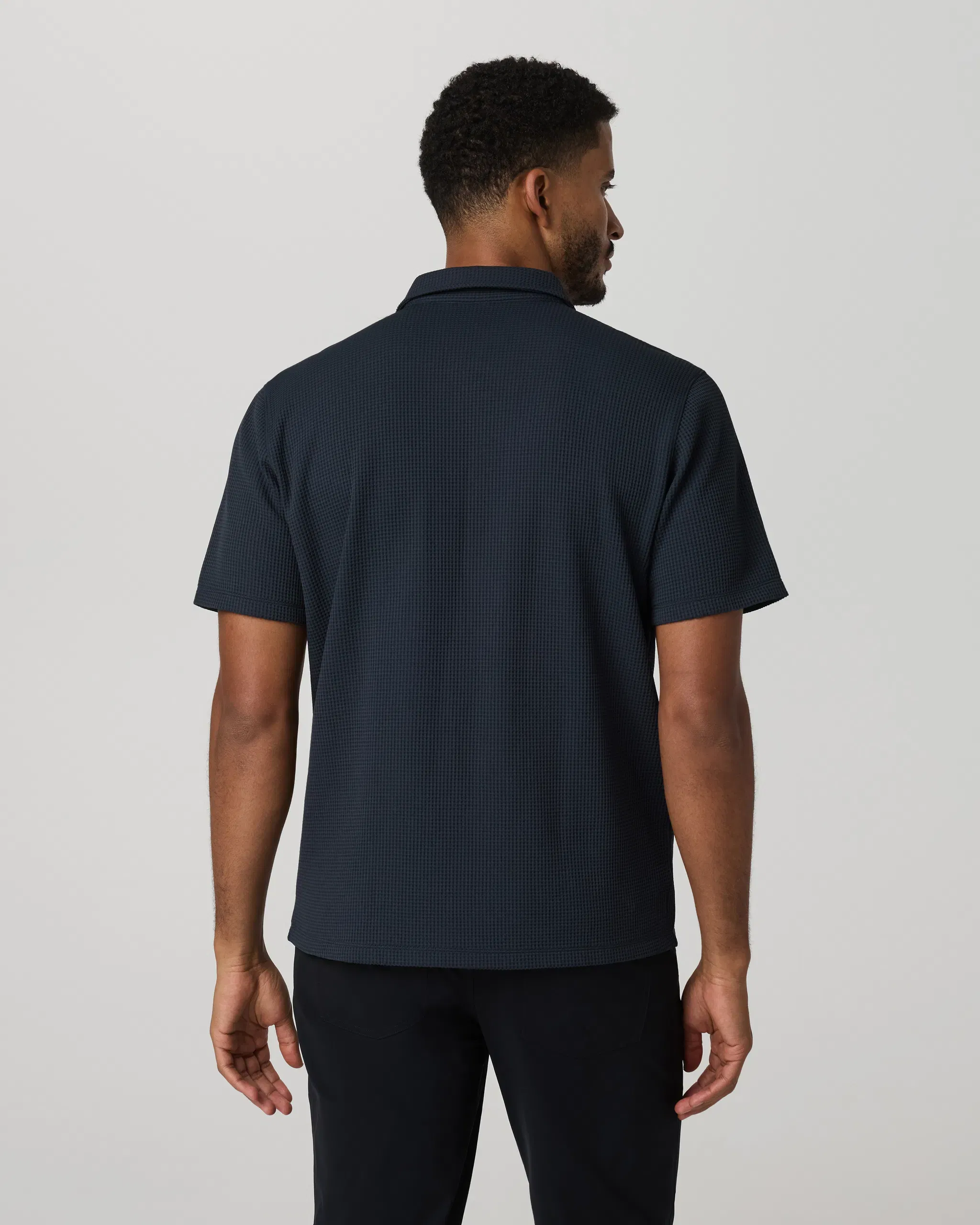 Vuori Short Sleeve Lightweight Tech Waffle Polo Relaxed Fit