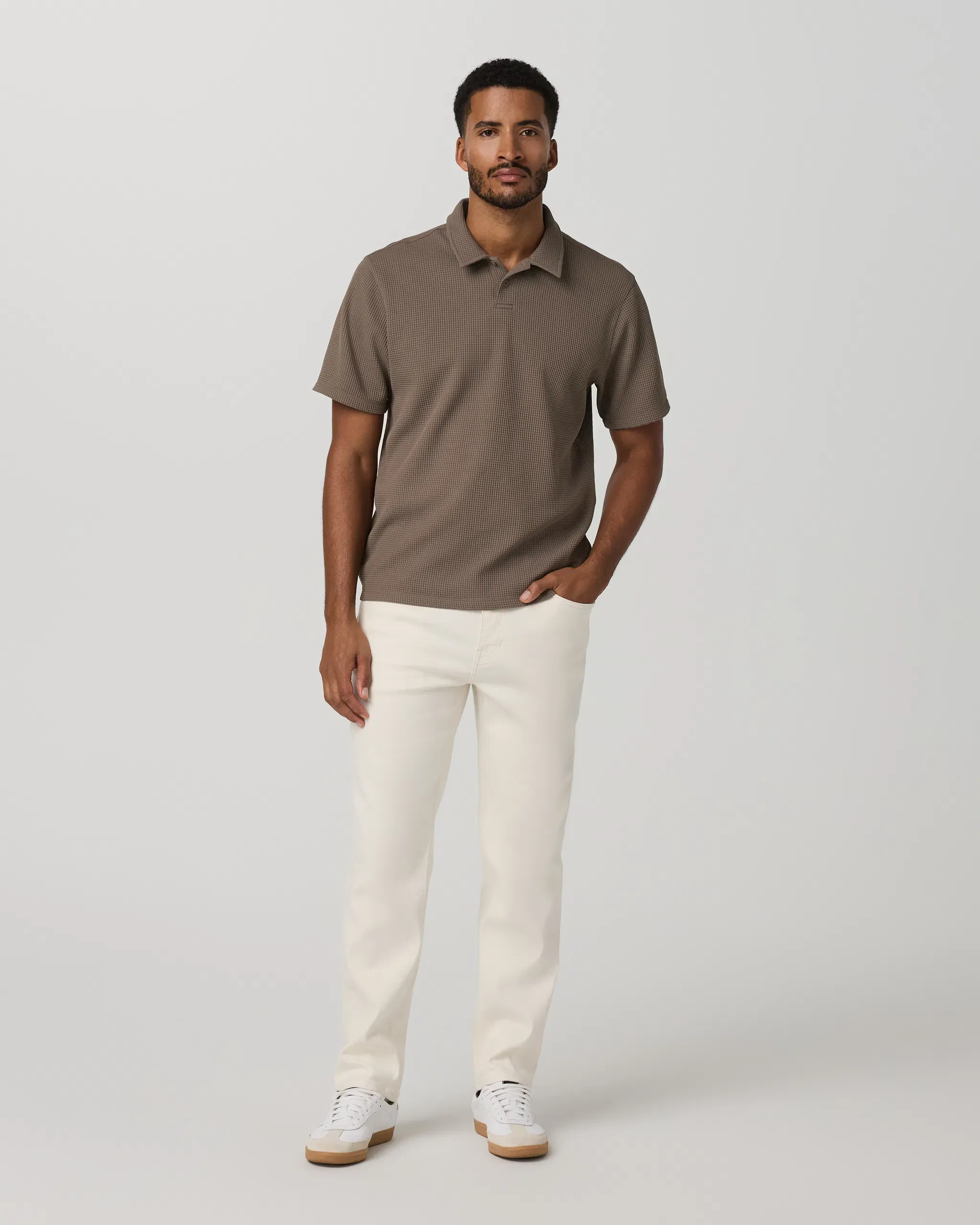 Vuori Short Sleeve Lightweight Tech Waffle Polo Relaxed Fit
