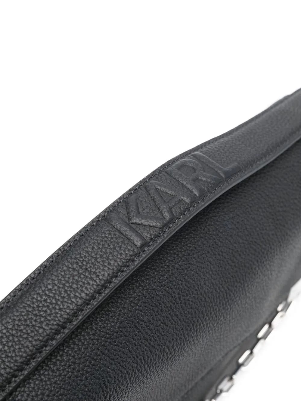 large K/Seven leather shoulder bag
