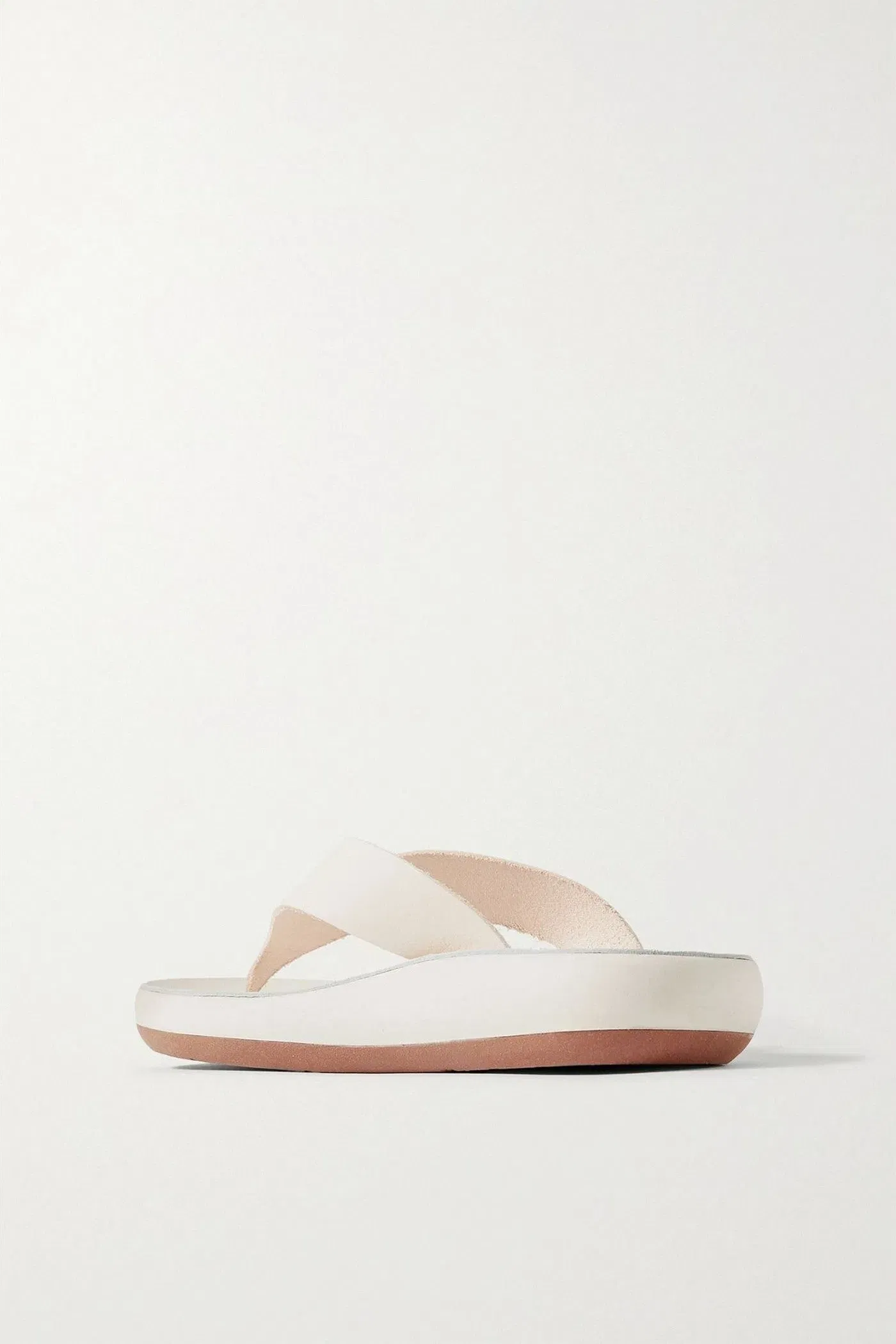 Ancient Greek Sandals Charys Leather Sandals Ivory Women's