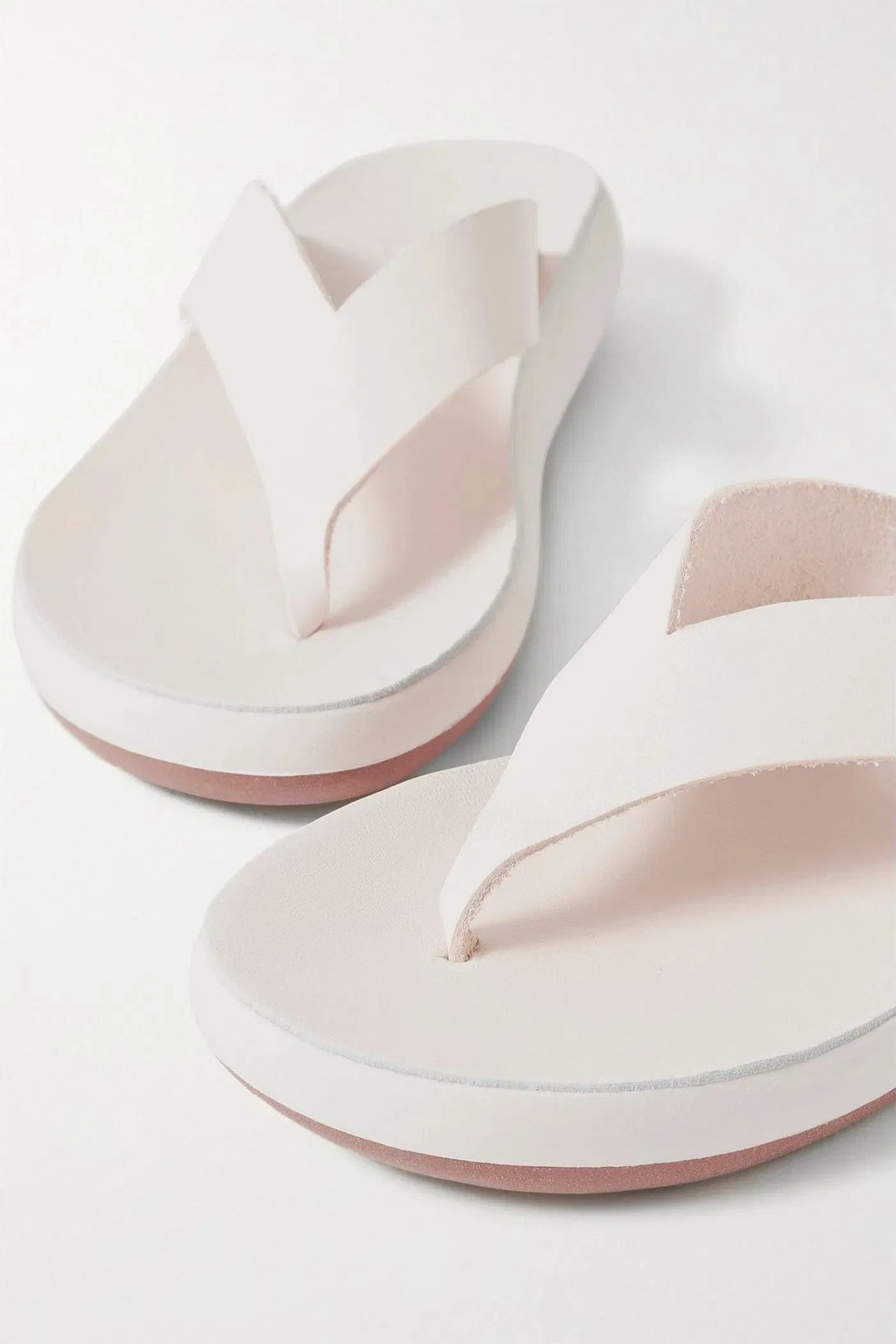 Ancient Greek Sandals Charys Leather Sandals Ivory Women's