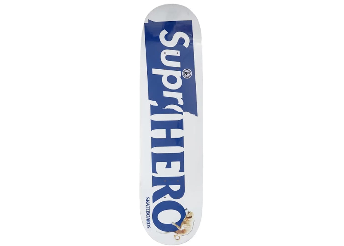 Supreme Antihero Dog Skateboard Deck White