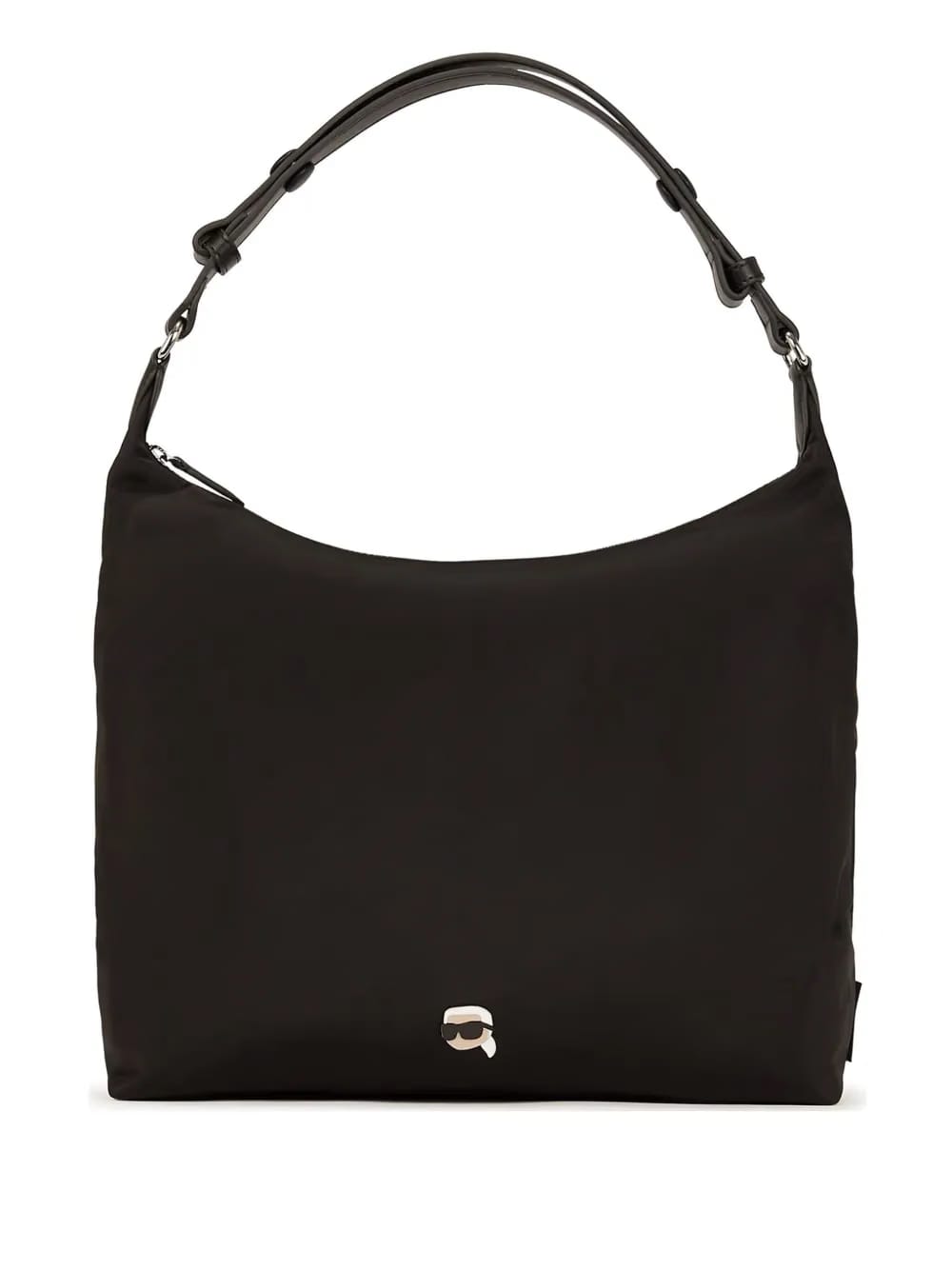 Ikon Pin smooth shoulder bag