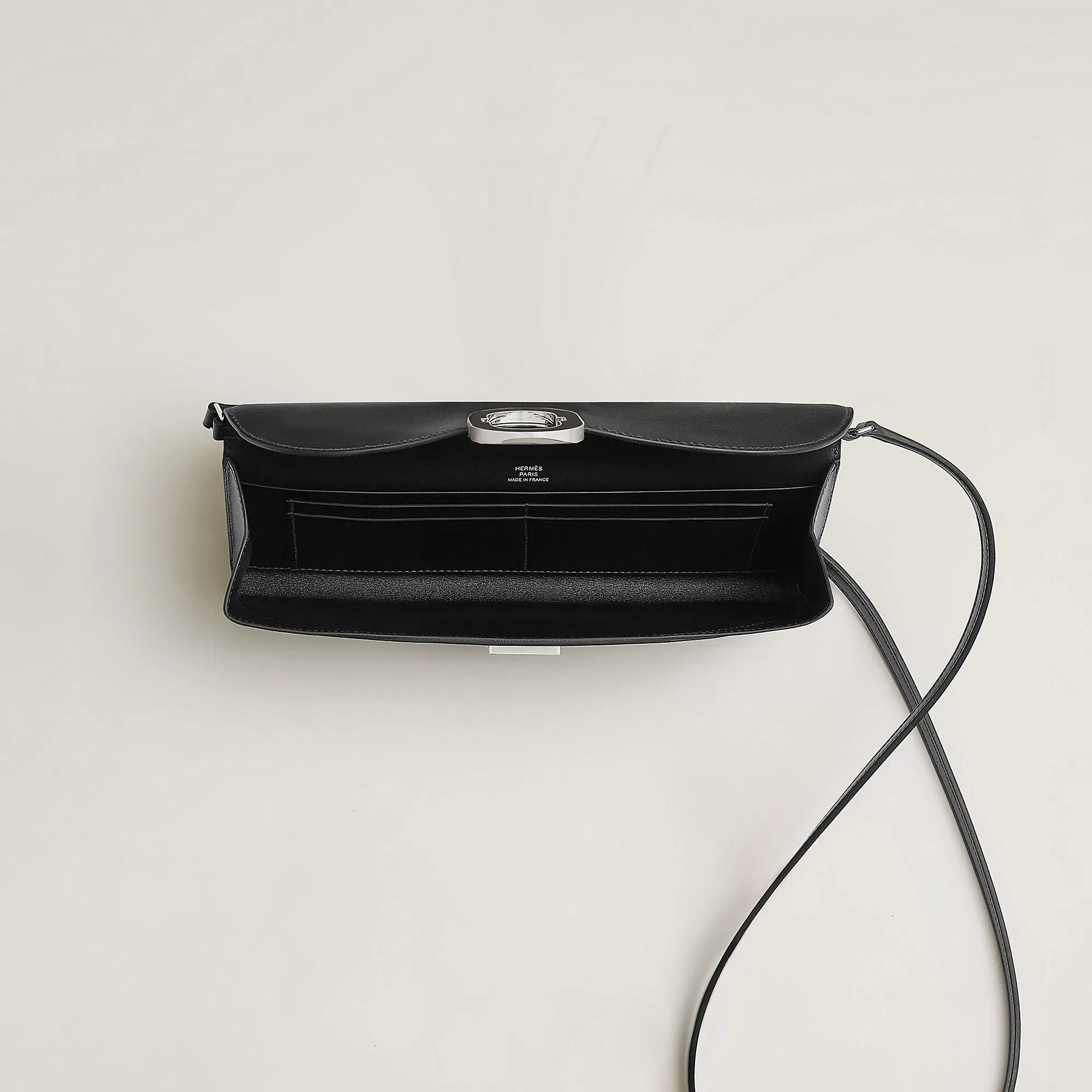 Hermes Maillon To Go Wallet Noir
