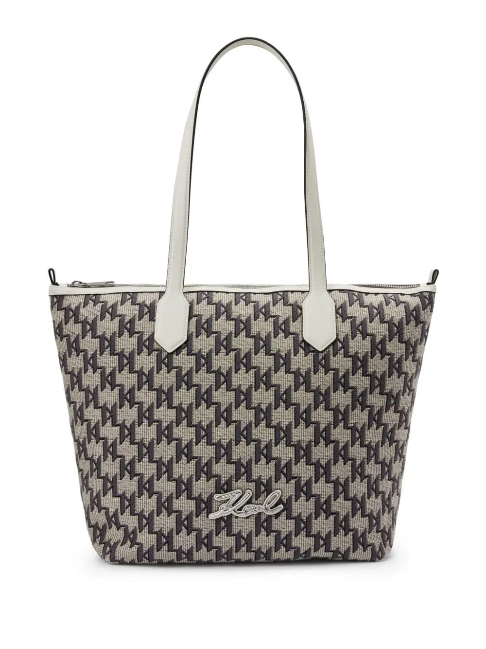medium Signature Jacquard tote bag