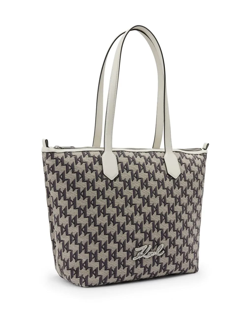 medium Signature Jacquard tote bag