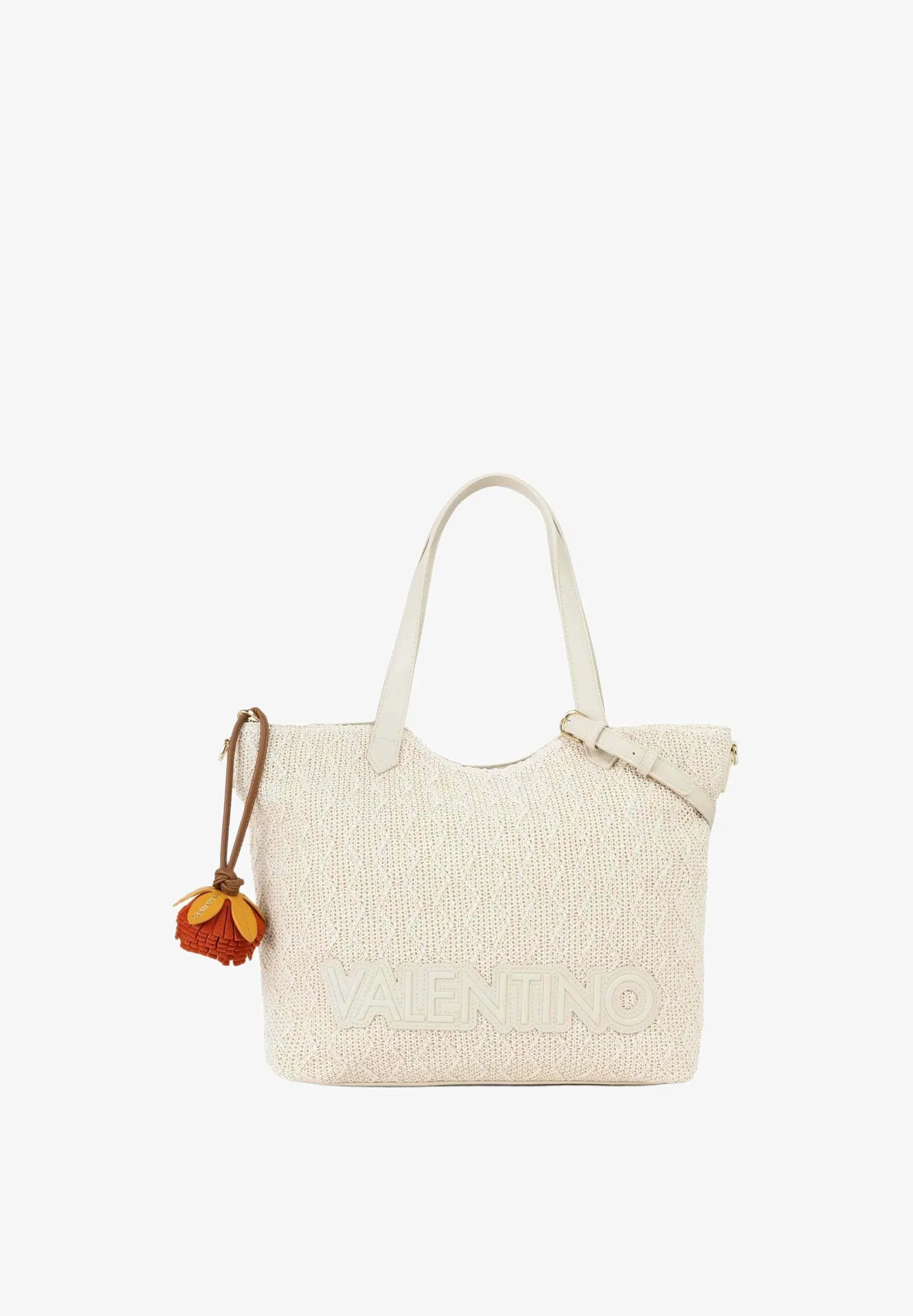 Valentino Bags Valentino Sac Cabas Courmayeur Vbs7Gg01Pag Ecru Beige - Tote Bag - Beige Ecru