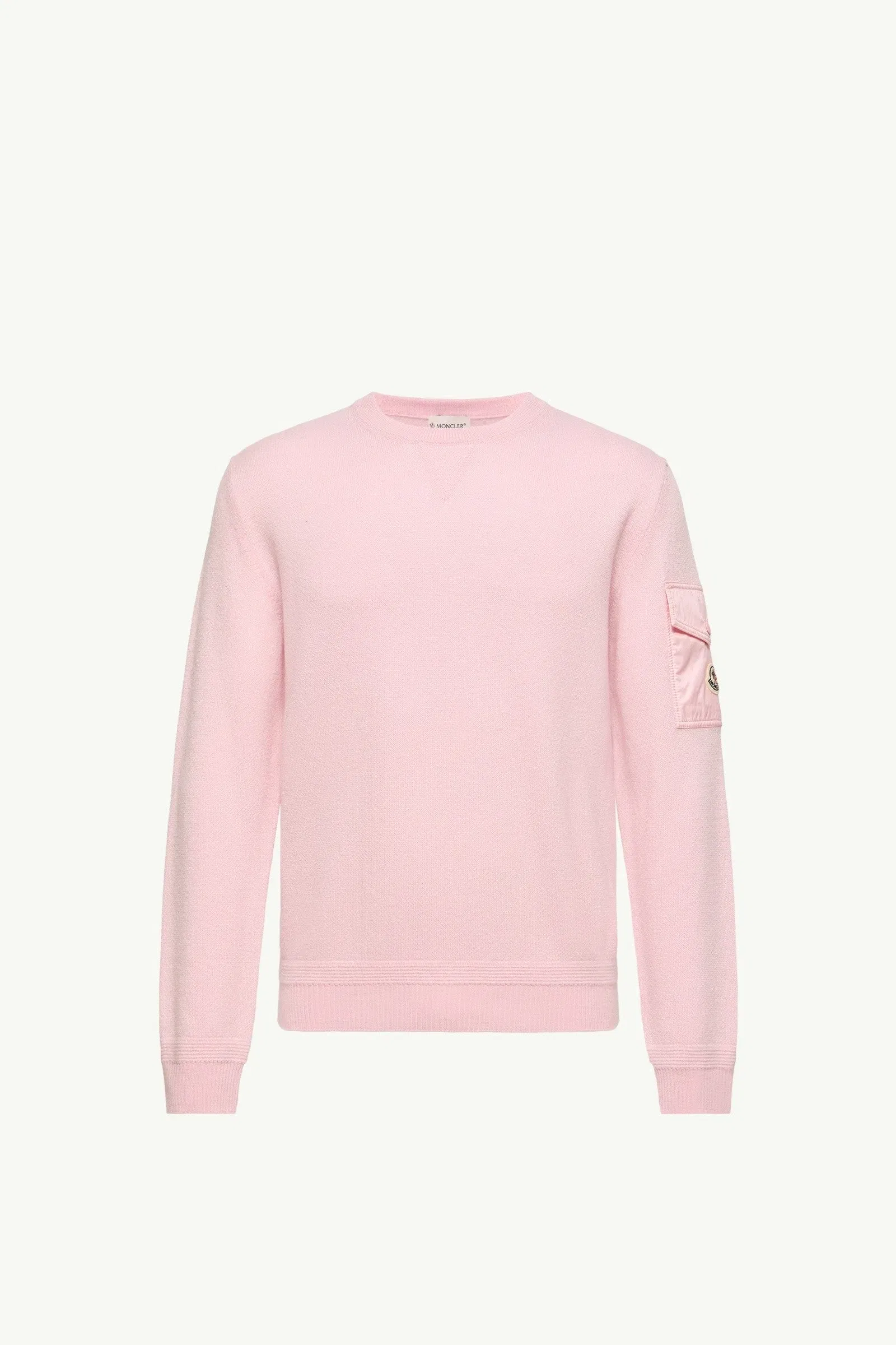 Moncler Wool Sweater Light Pink Light Pink