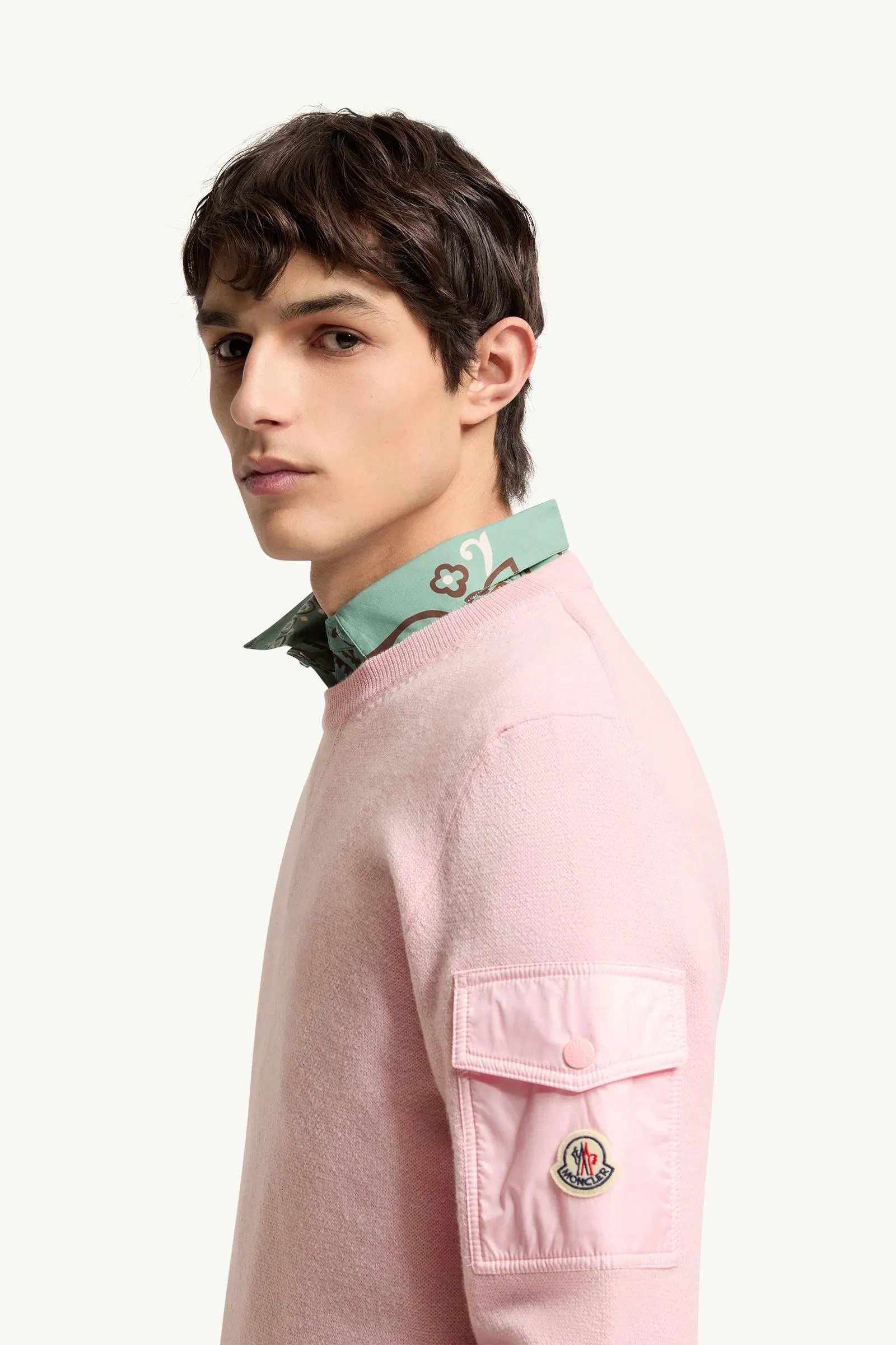 Moncler Wool Sweater Light Pink Light Pink