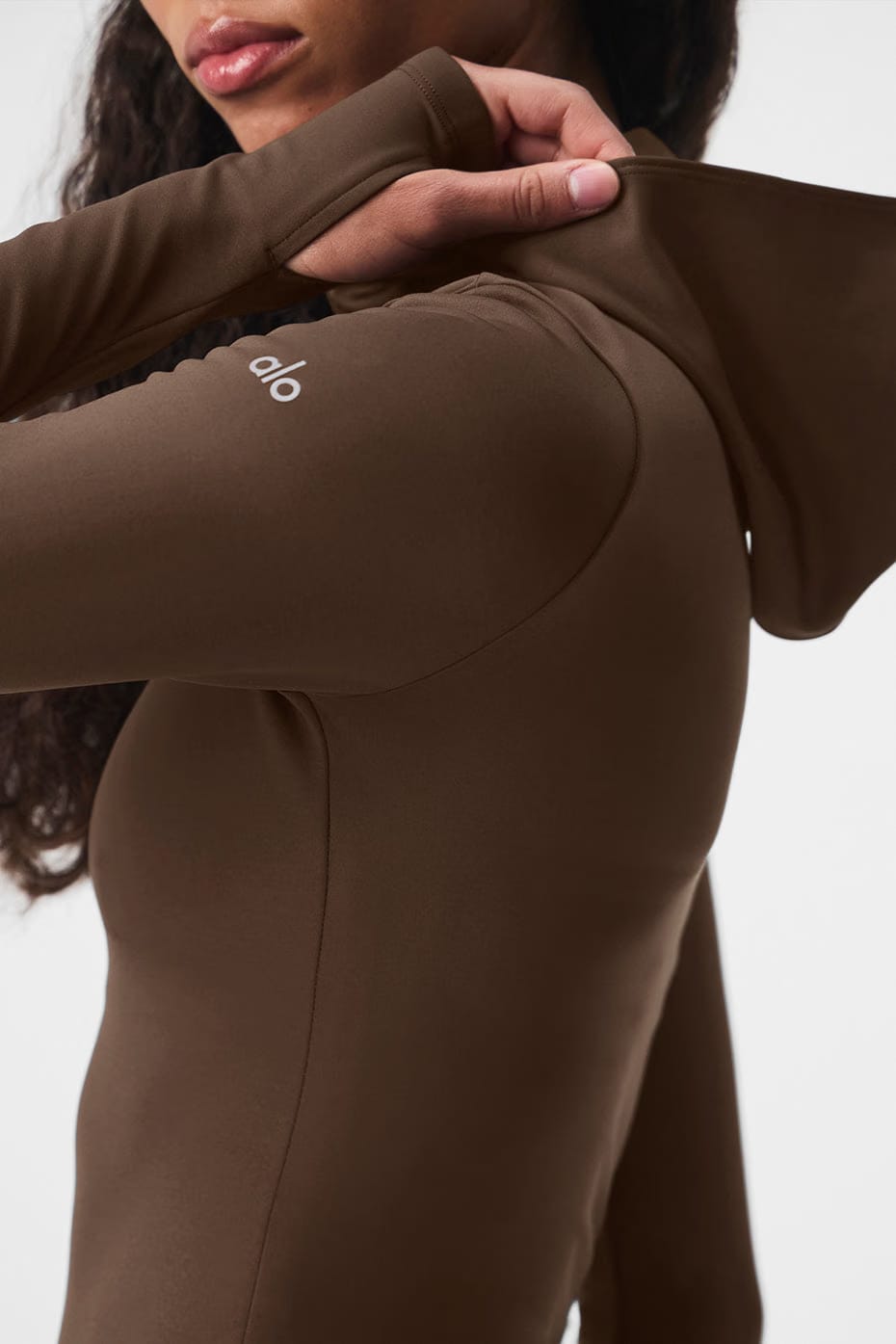 Alo Yoga Airlift Winter Warm Hooded Runner
