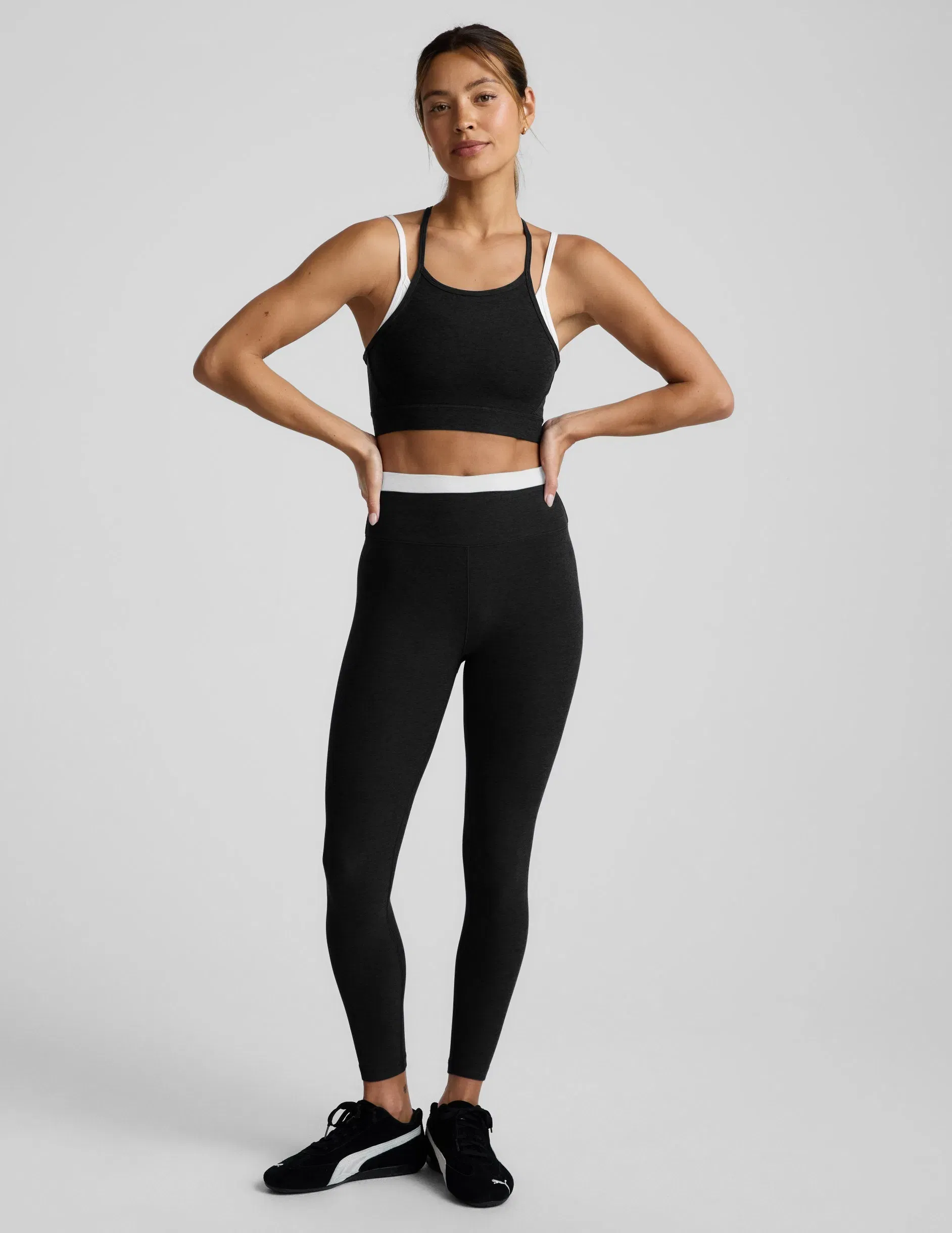 Beyond Yoga Spacedye Layered High Waisted Midi Legging Women's
