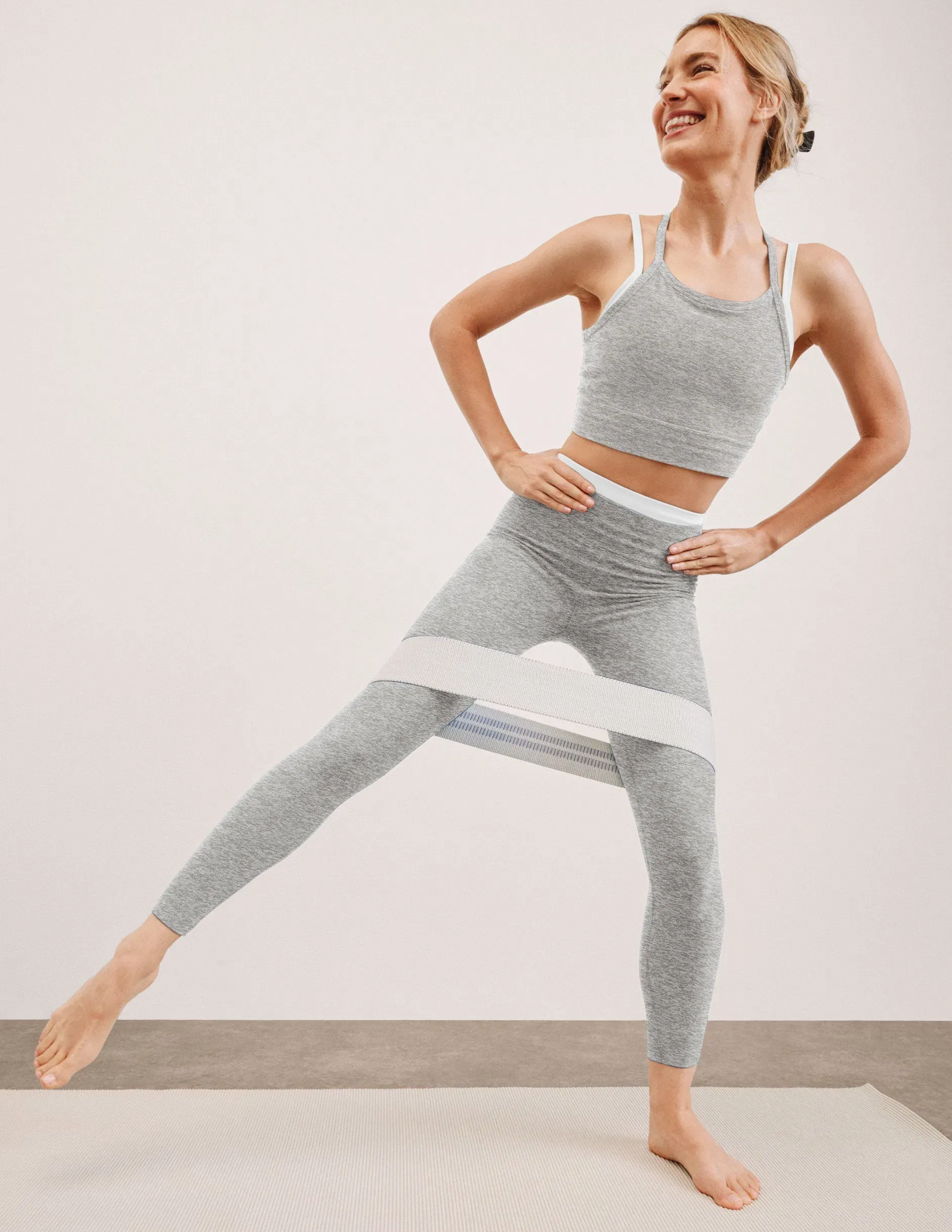 Beyond Yoga Spacedye Layered High Waisted Midi Legging Women's