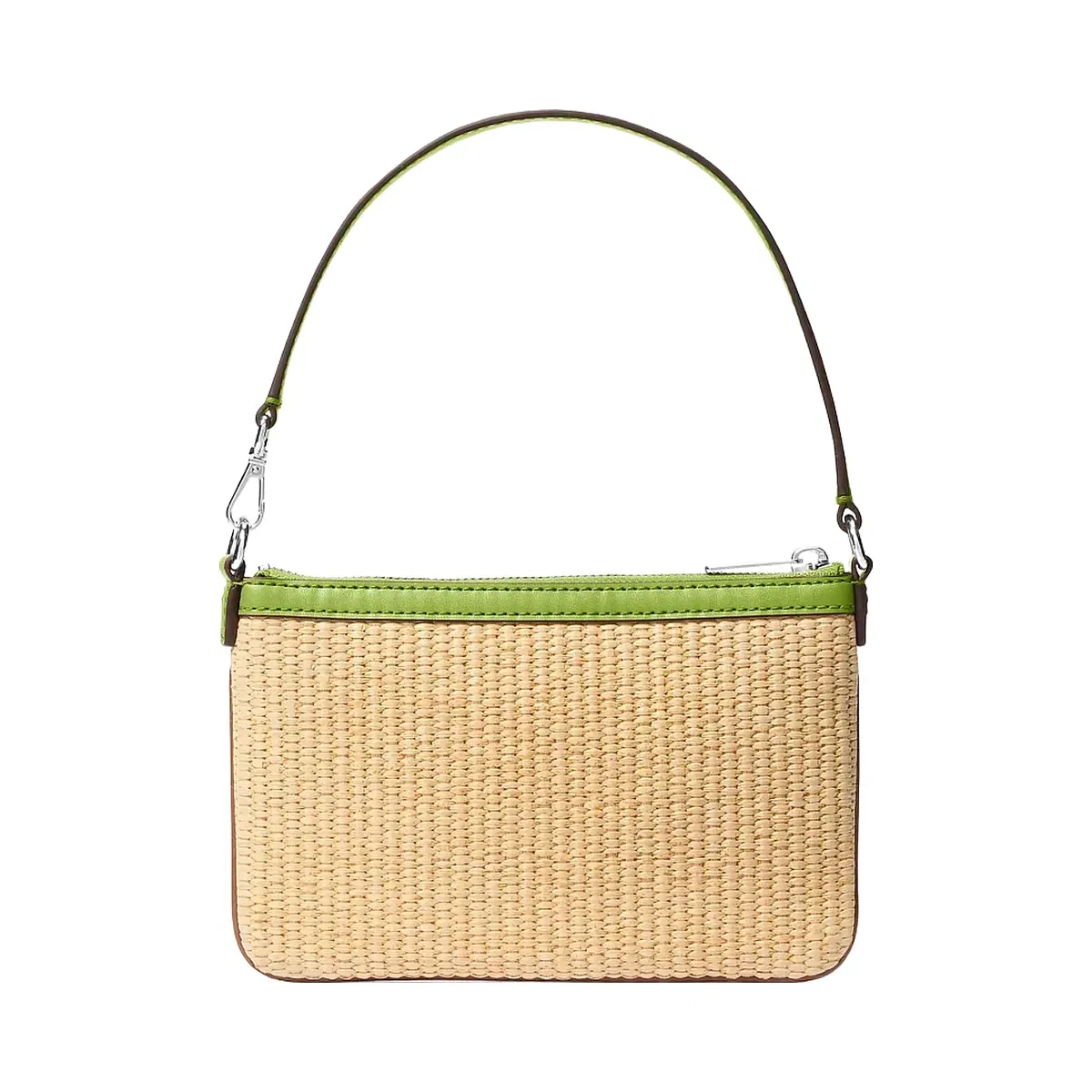 Michael Kors Jet Set Travel Small Woven Wristlet Lime