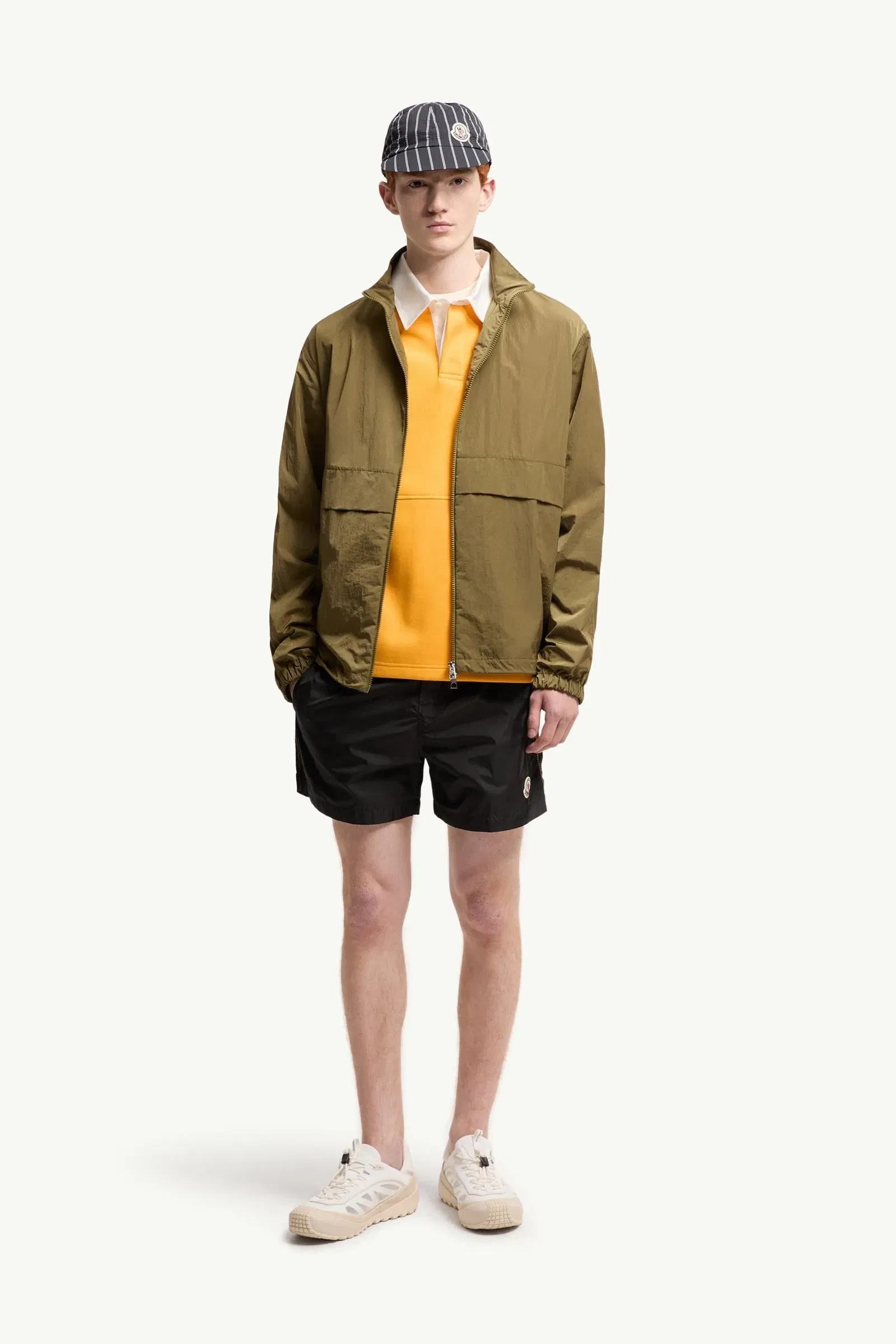 Moncler Logo Swim Shorts Black Black