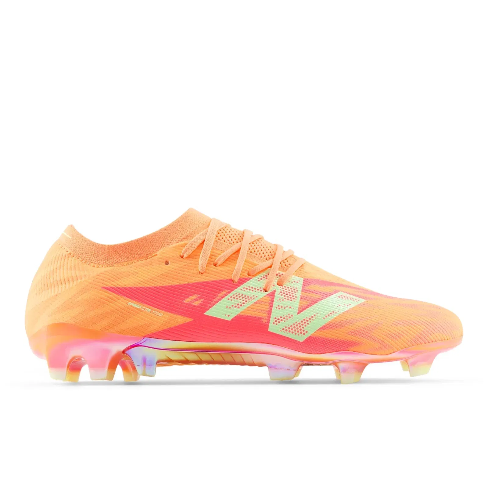 New Balance Furon Elite Fg V8 Hot Mango With Energy Red And Mint Flash Hot Mango With Energy Red And Mint Flash